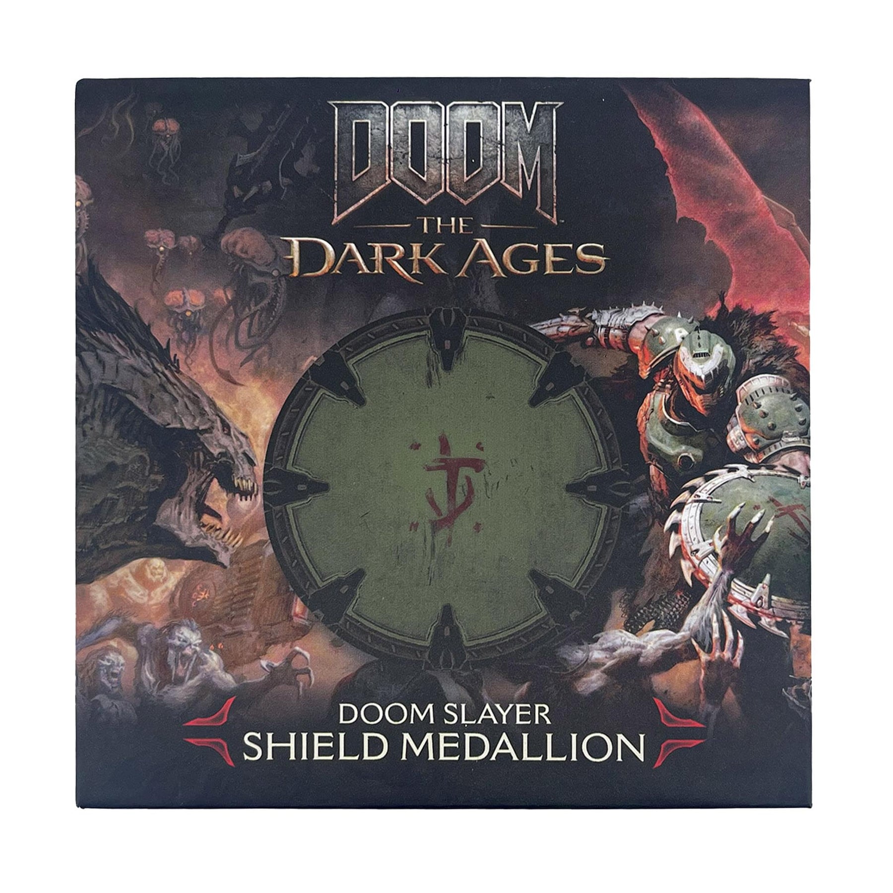 Doom: The Dark Ages Metal Saw Shield Limited Edition Metal Medallion
