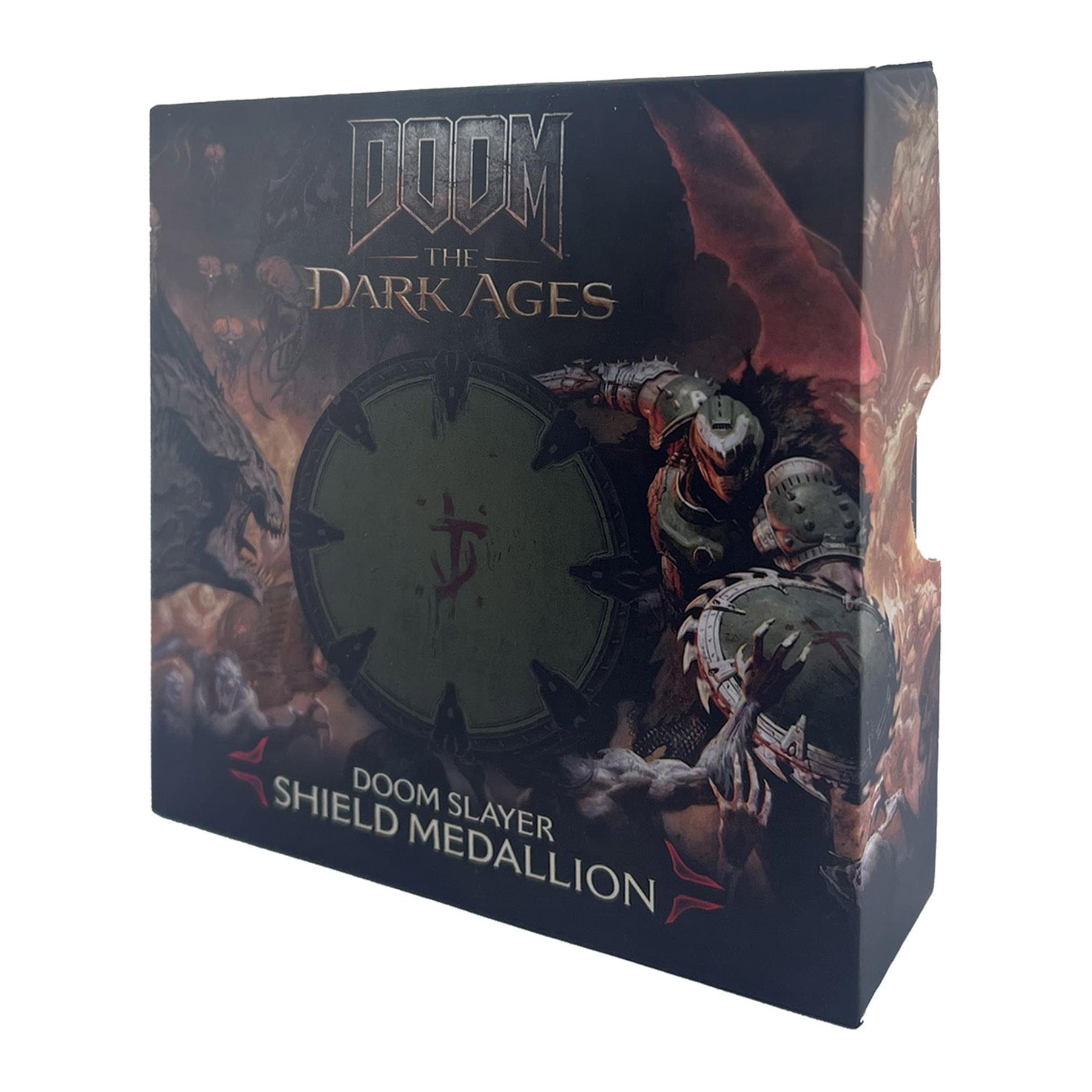 Doom: The Dark Ages Metal Saw Shield Limited Edition Metal Medallion