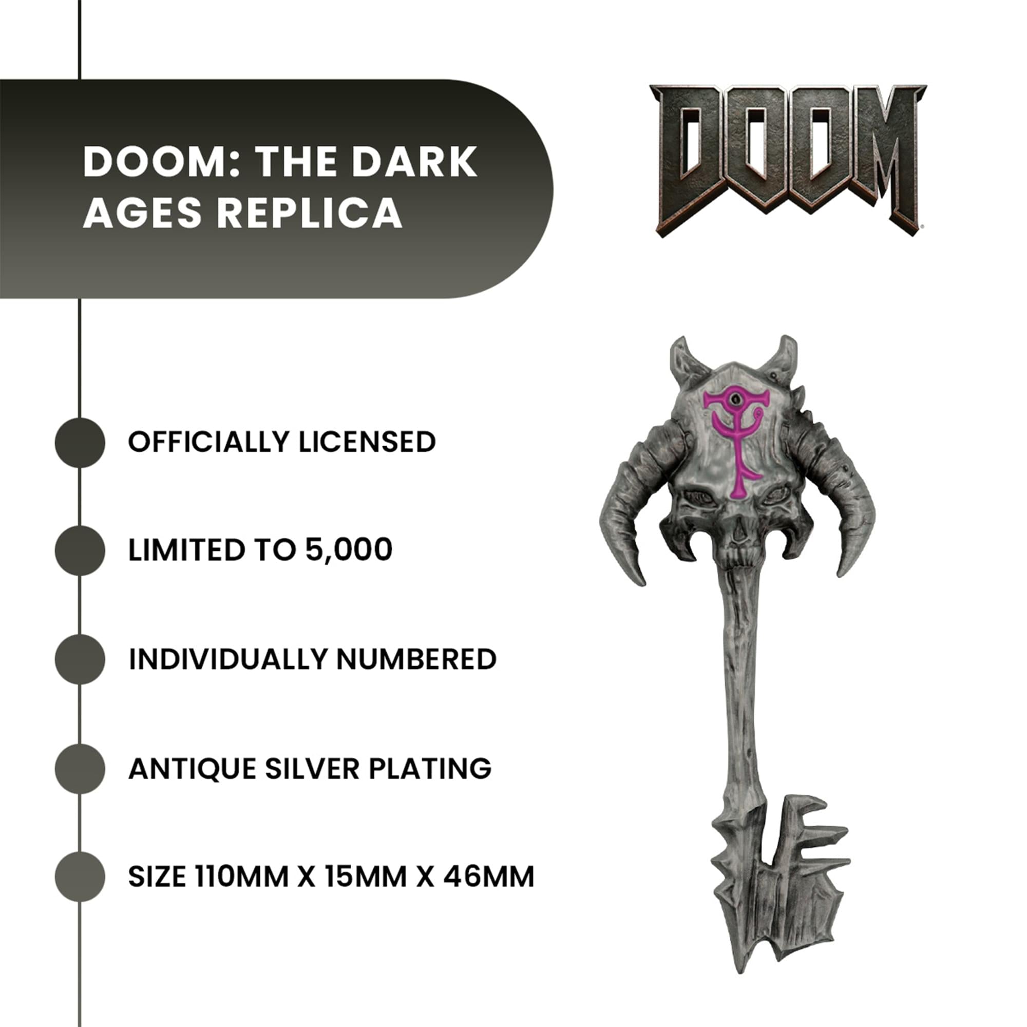 Doom: The Dark Ages Secret Key Limited Edition Replica