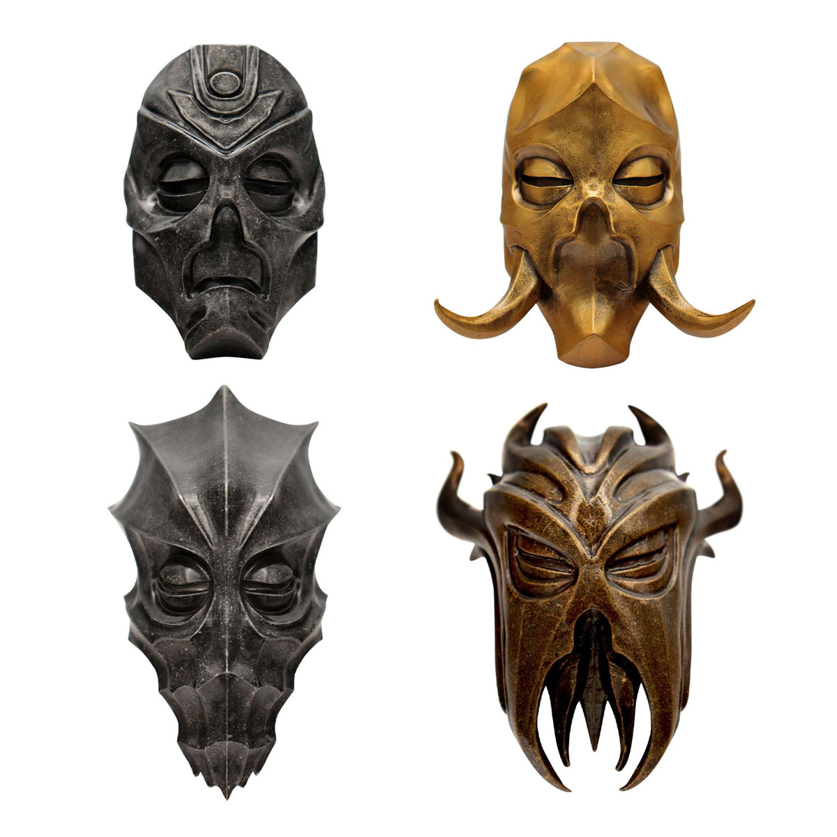 The Elder Scrolls V: Skyrim Set of 4 Dragon Priest Masks | Free Shippi, image size:1200x1200