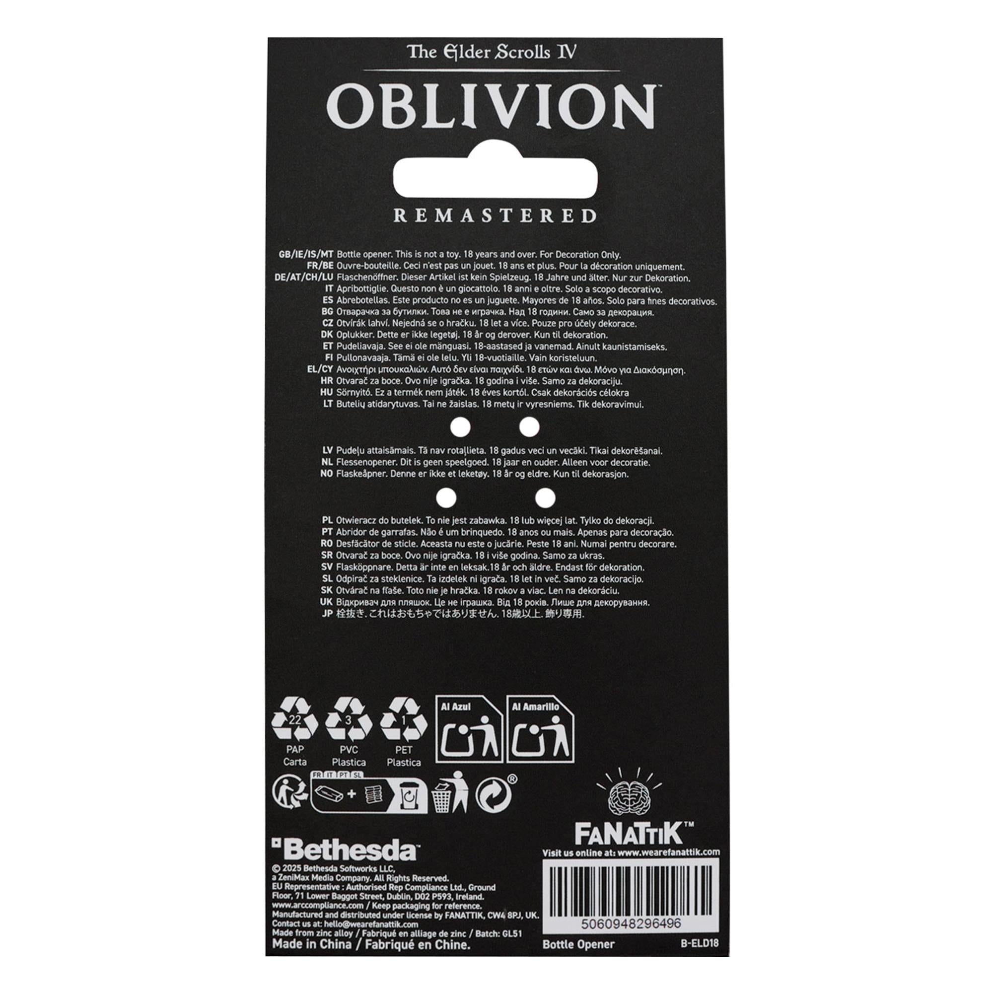 The Elder Scrolls IV: Oblivion Mehrune's Razor Bottle Opener