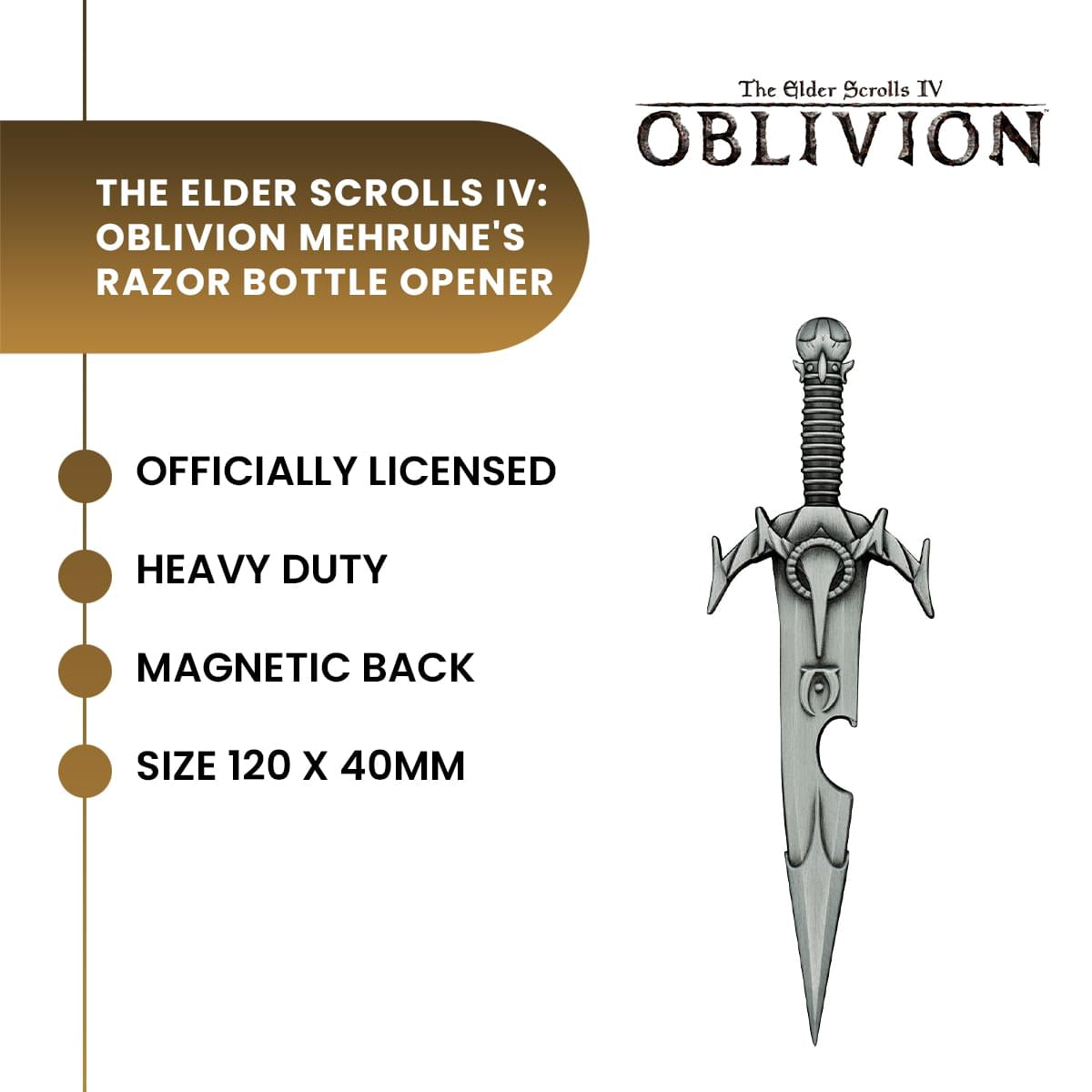 The Elder Scrolls IV: Oblivion Mehrune's Razor Bottle Opener