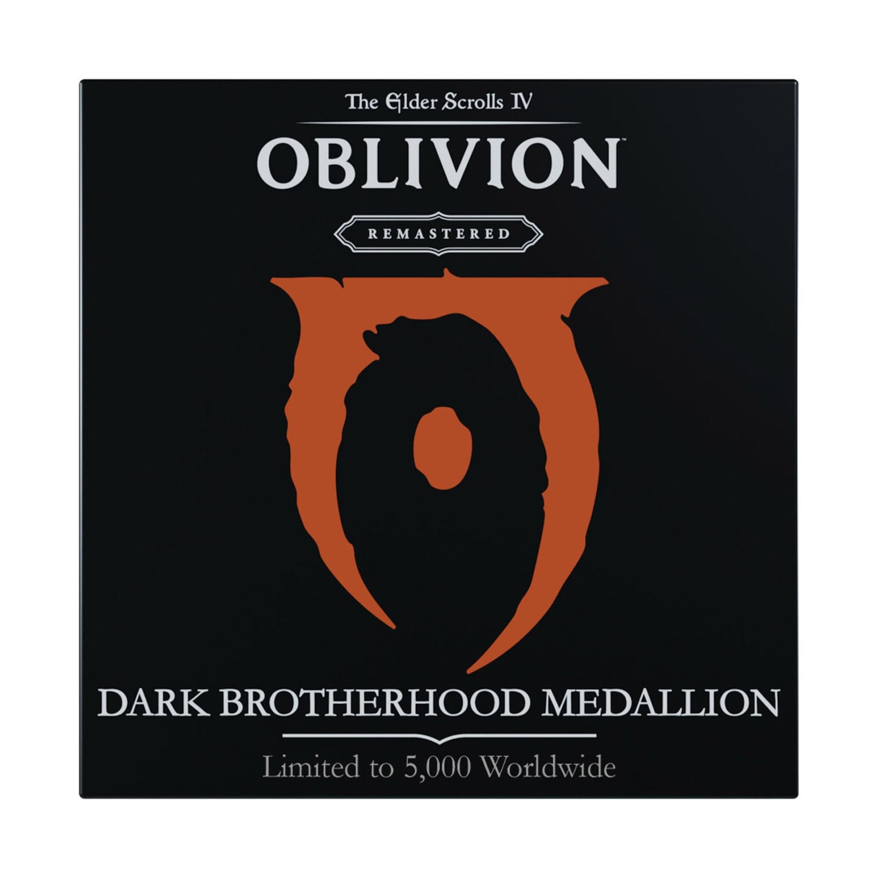 The Elder Scrolls IV: Oblivion Dark Brotherhood Limited Edition Metal Medallion
