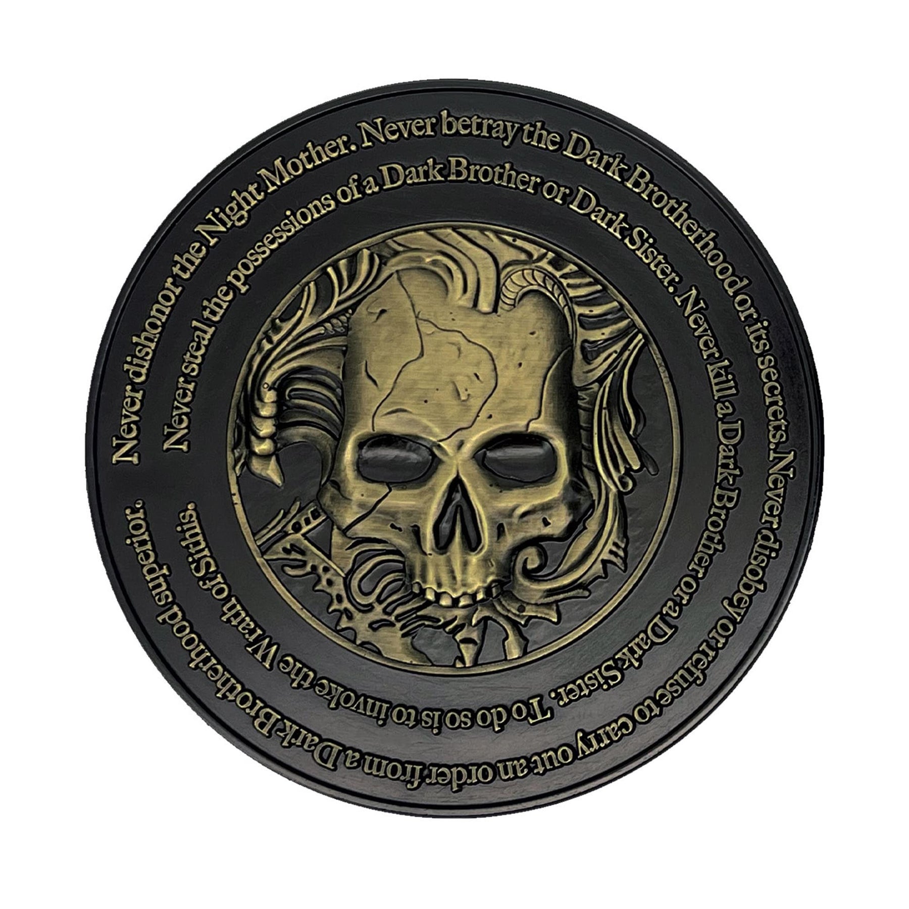 The Elder Scrolls IV: Oblivion Dark Brotherhood Limited Edition Metal Medallion