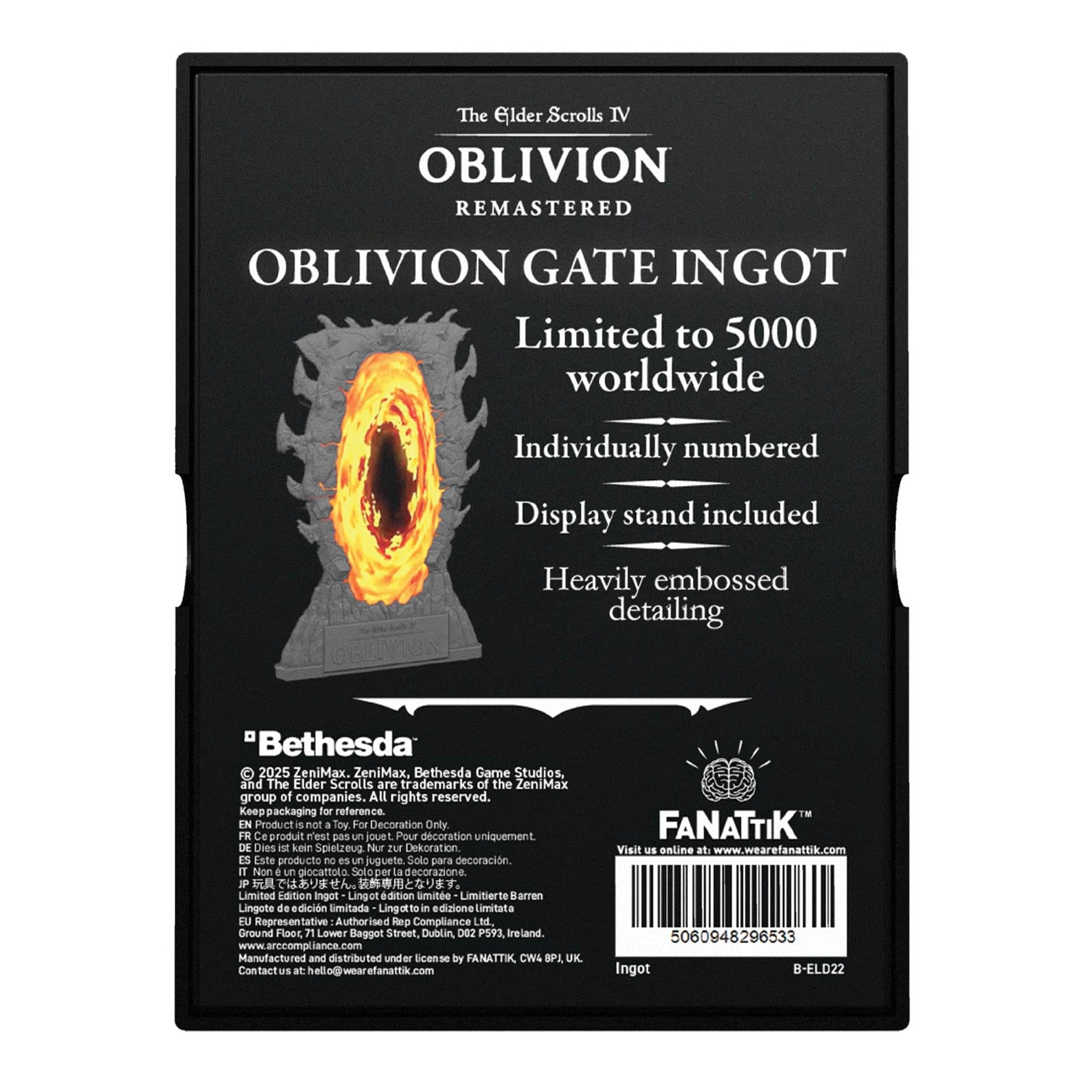 The Elder Scrolls IV: Oblivion Limited Edition Gates Ingot