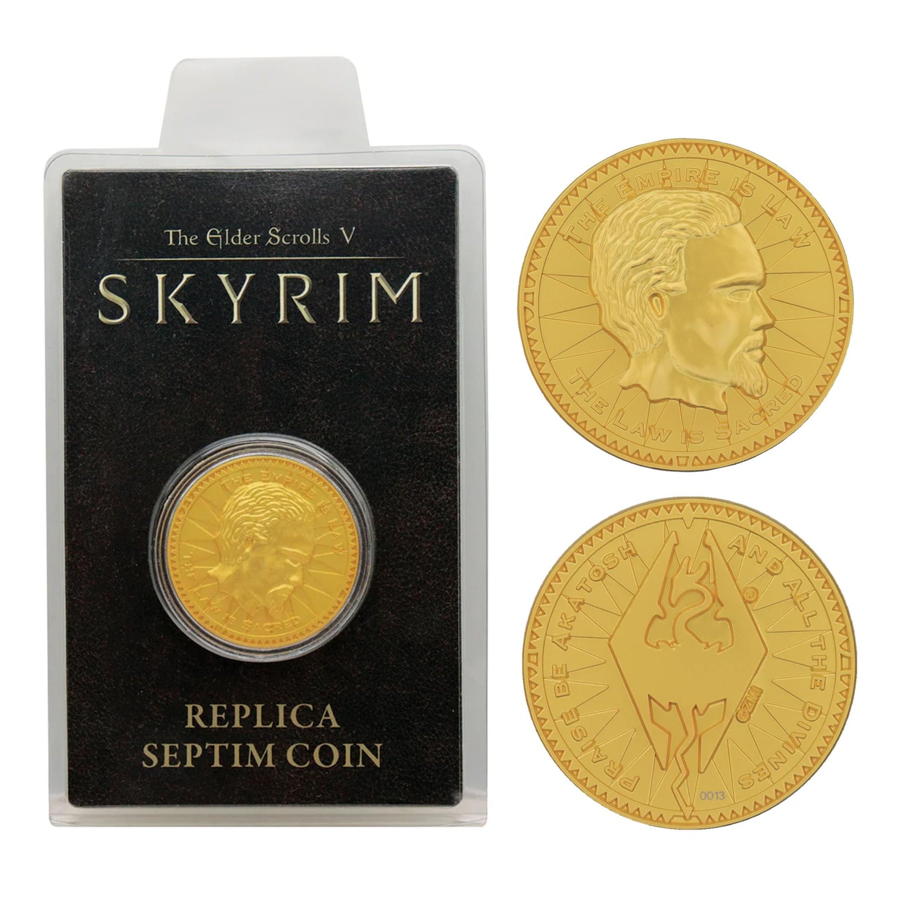 The Elder Scrolls Septim Coin Replica | Misty Gold Edition