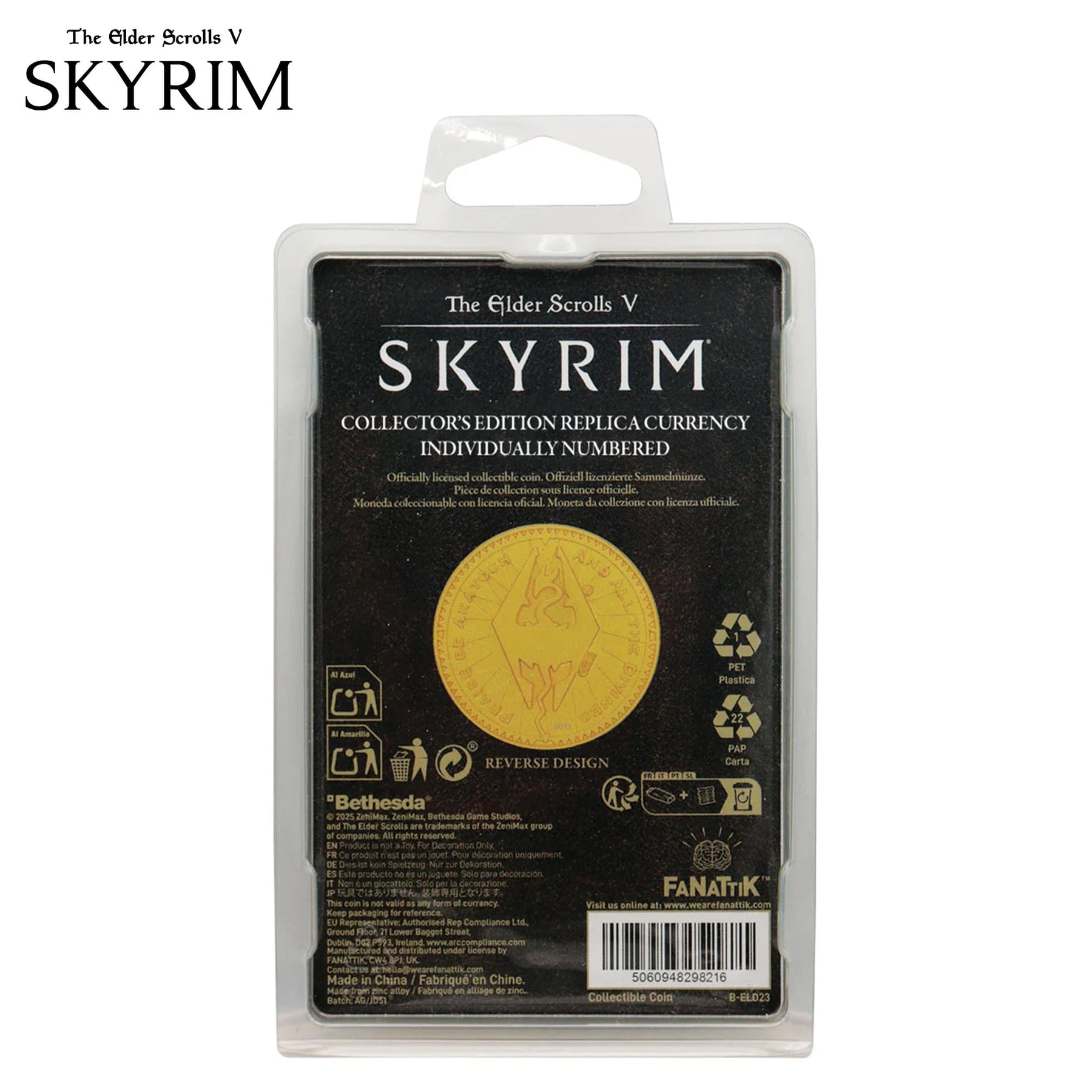 The Elder Scrolls Septim Coin Replica | Misty Gold Edition