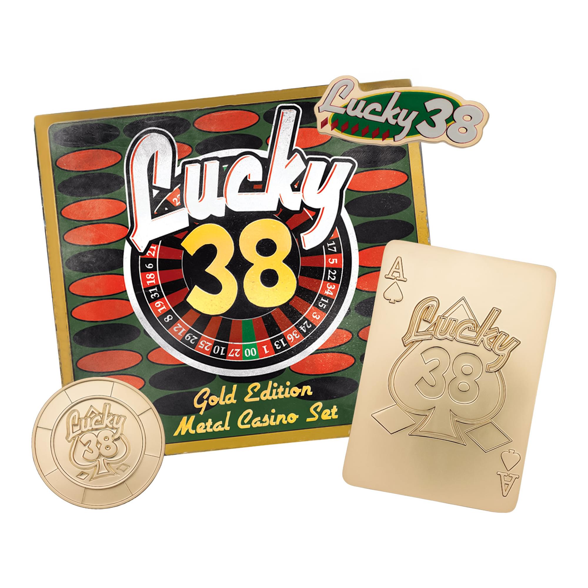 Fallout: New Vegas Lucky 38 Limited Edition Imitation Gold Casino Set