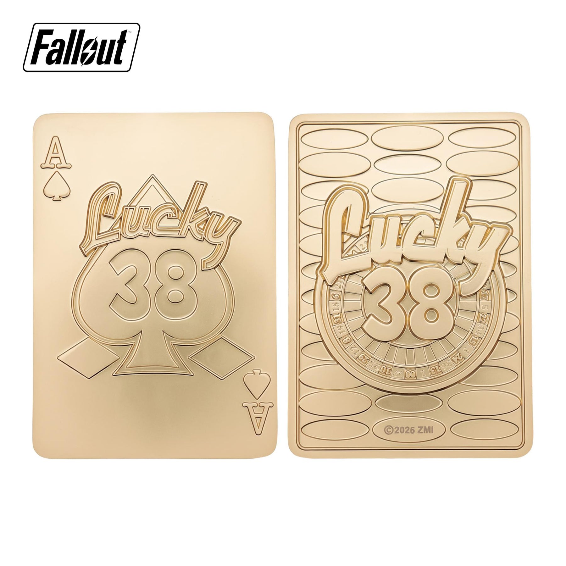 Fallout: New Vegas Lucky 38 Limited Edition Imitation Gold Casino Set