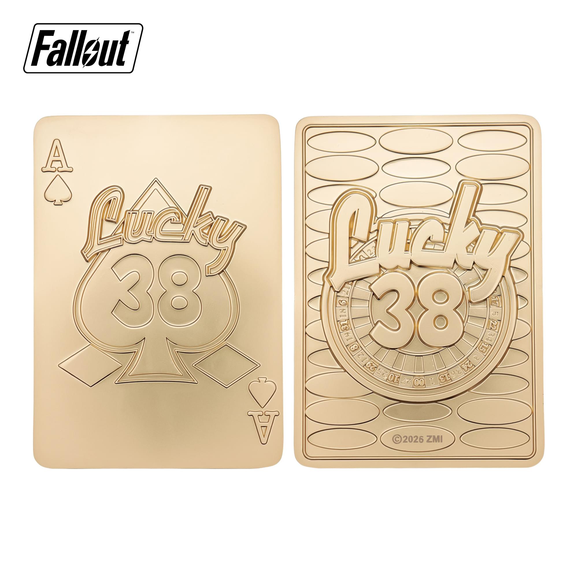Fallout: New Vegas Lucky 38 Limited Edition Imitation Gold Casino Set