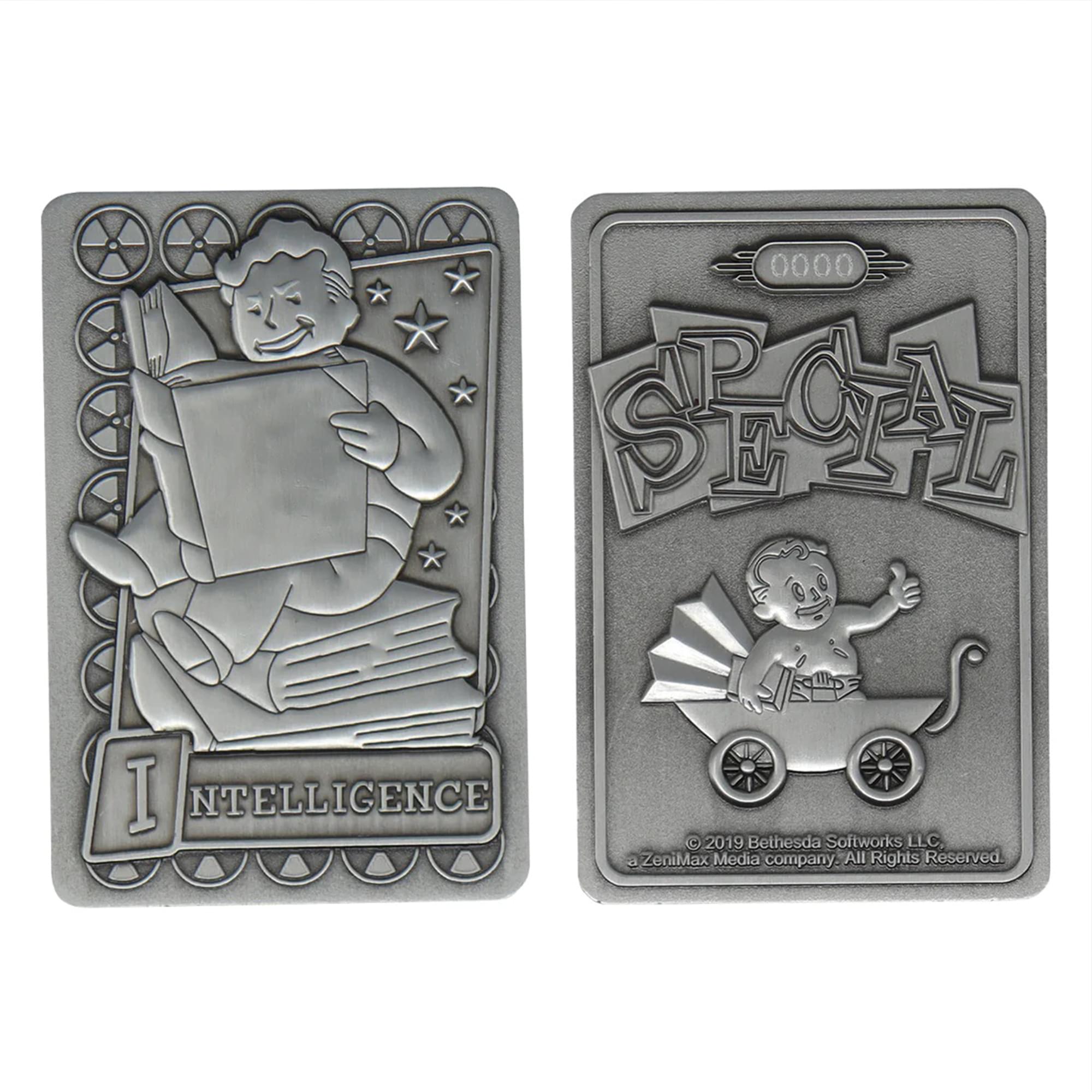 Fallout Limited Edition Replica Perk Card | Intelligence
