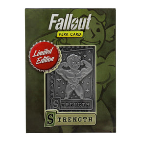 Fallout Limited Edition Replica Perk Card | Strength