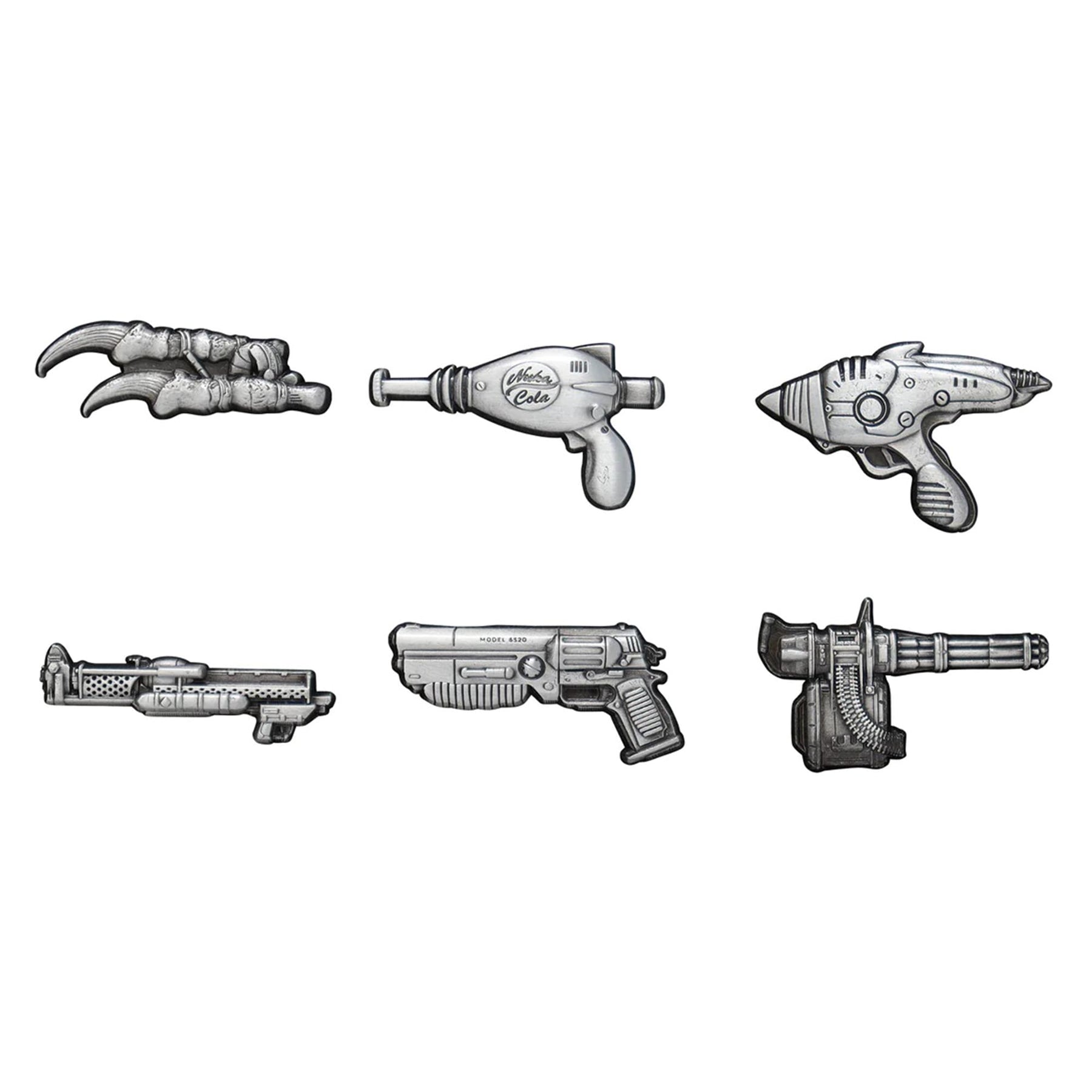 Fallout Limited Edition Weapons Pin Badge Set of 6