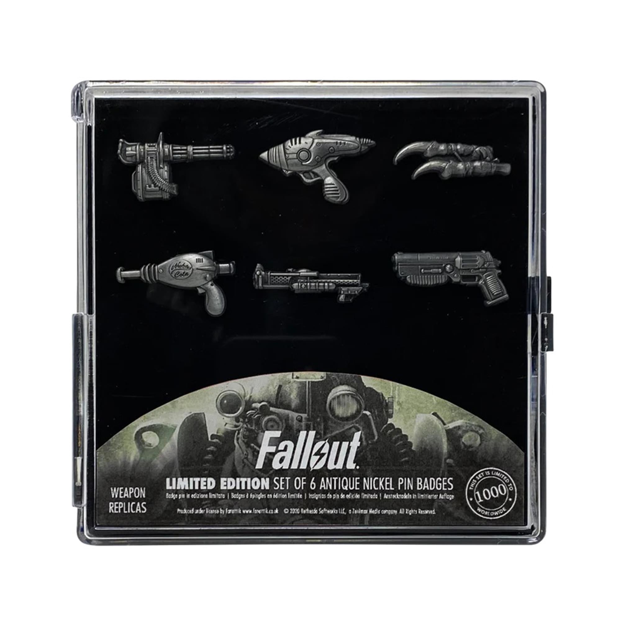 Fallout Limited Edition Weapons Pin Badge Set of 6