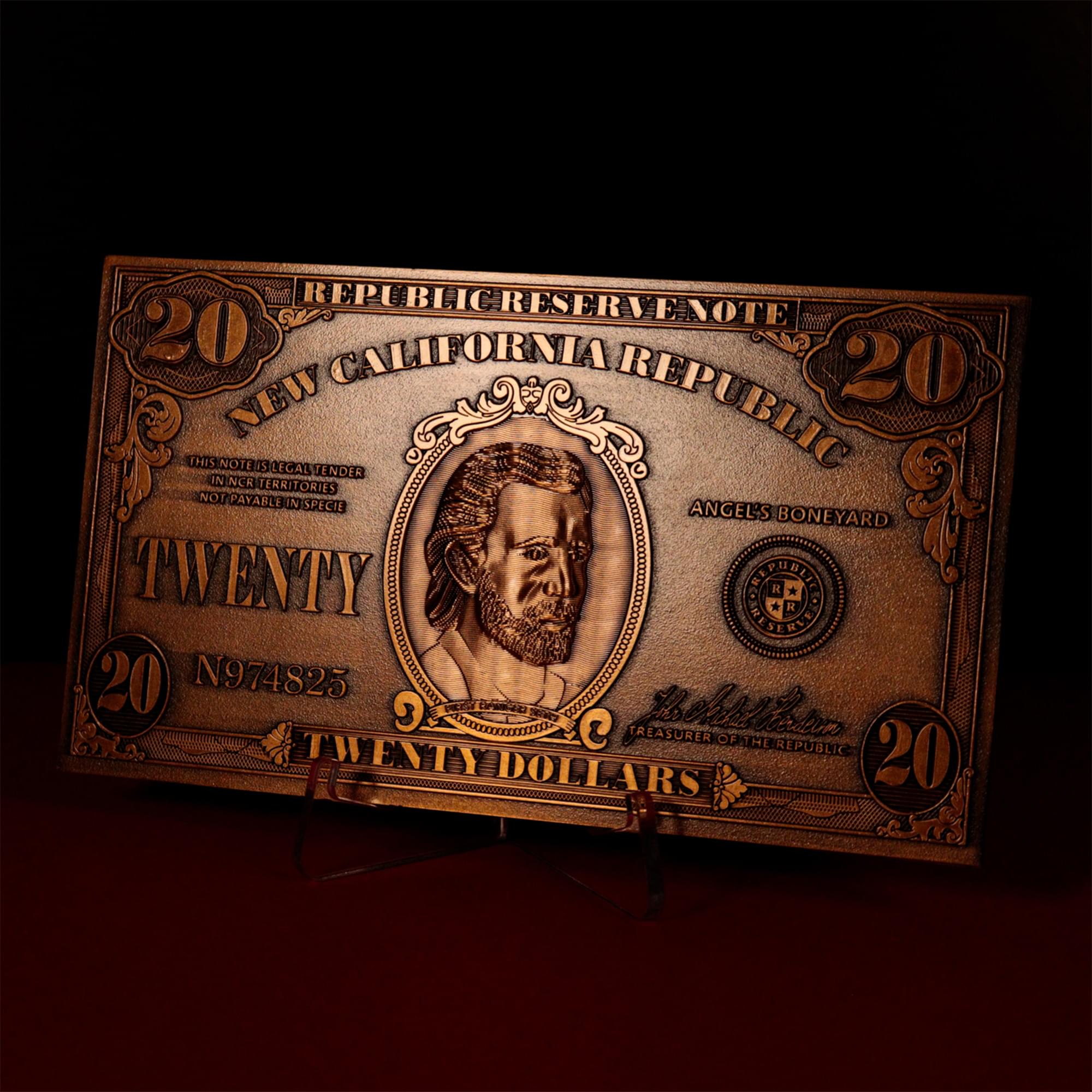 Fallout New Vegas Replica NCR $20 Bill