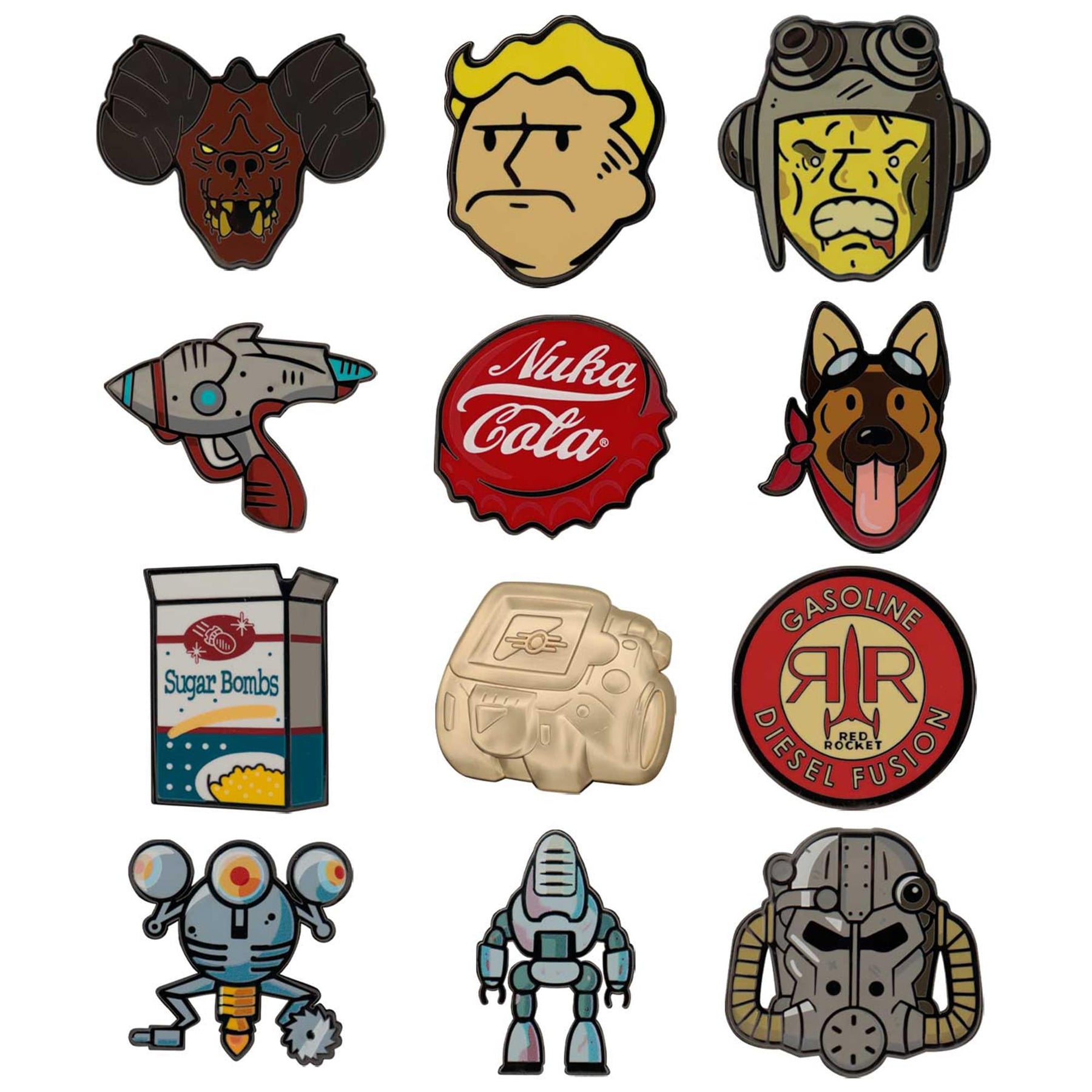 Fallout Mystery Box Enamel Pins | Set Of 12