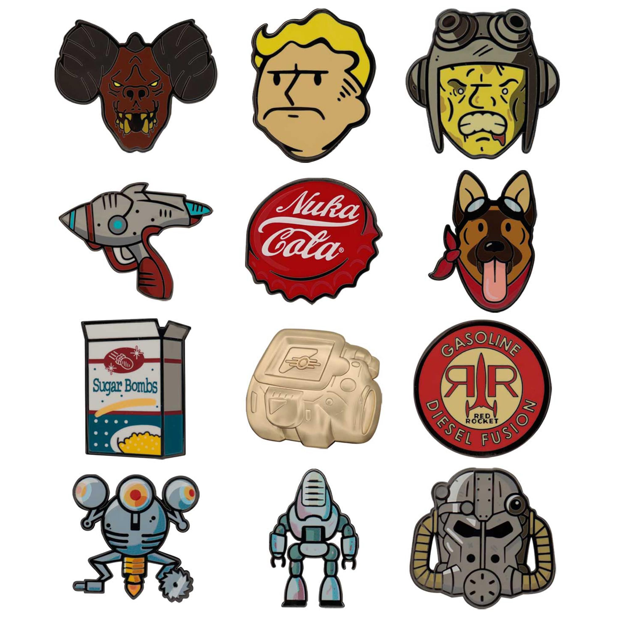 Fallout Mystery Box Enamel Pins | Set Of 12