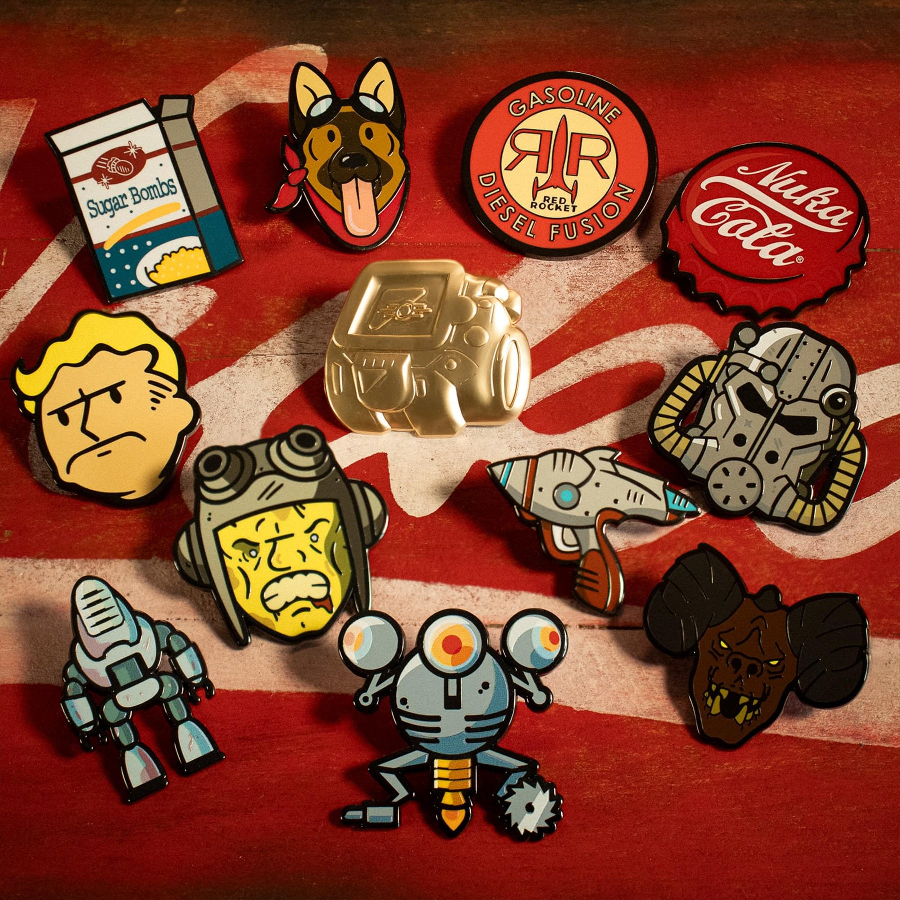 Fallout Mystery Box Enamel Pins | Set Of 12