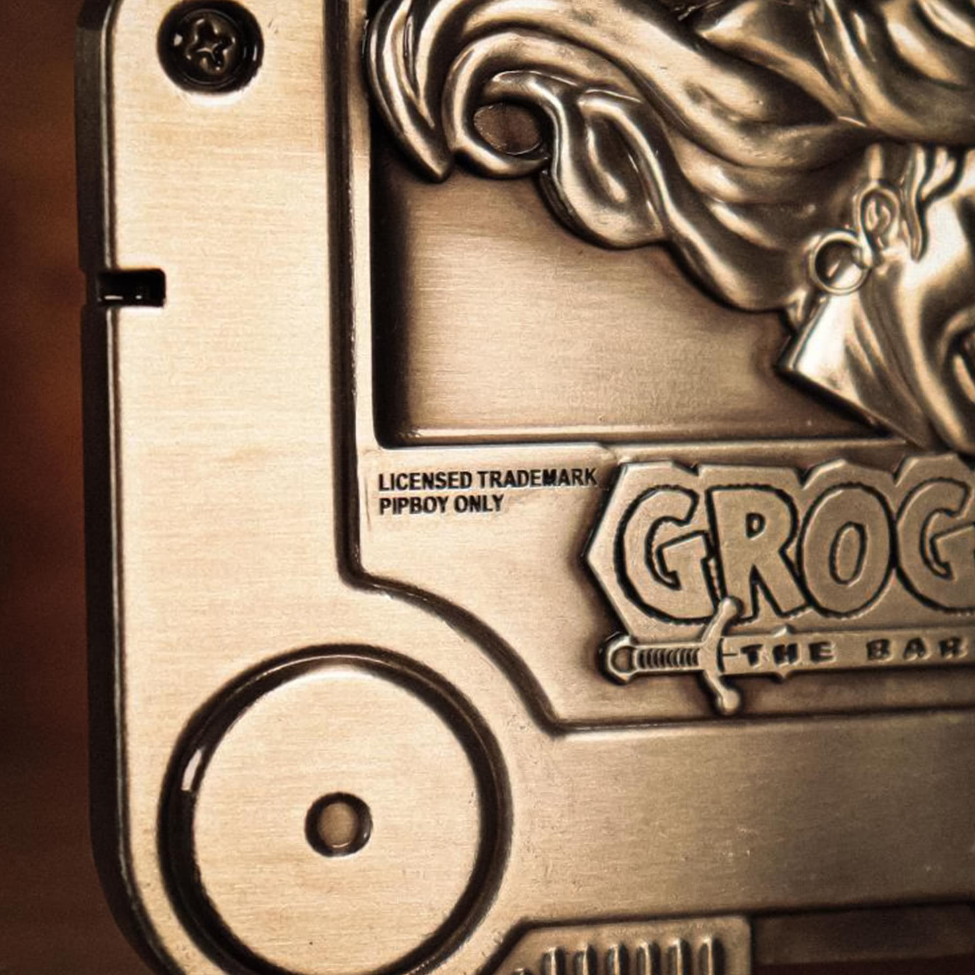 Fallout Grognak The Barbarian Holotape Limited Edition Embossed Metal Replica