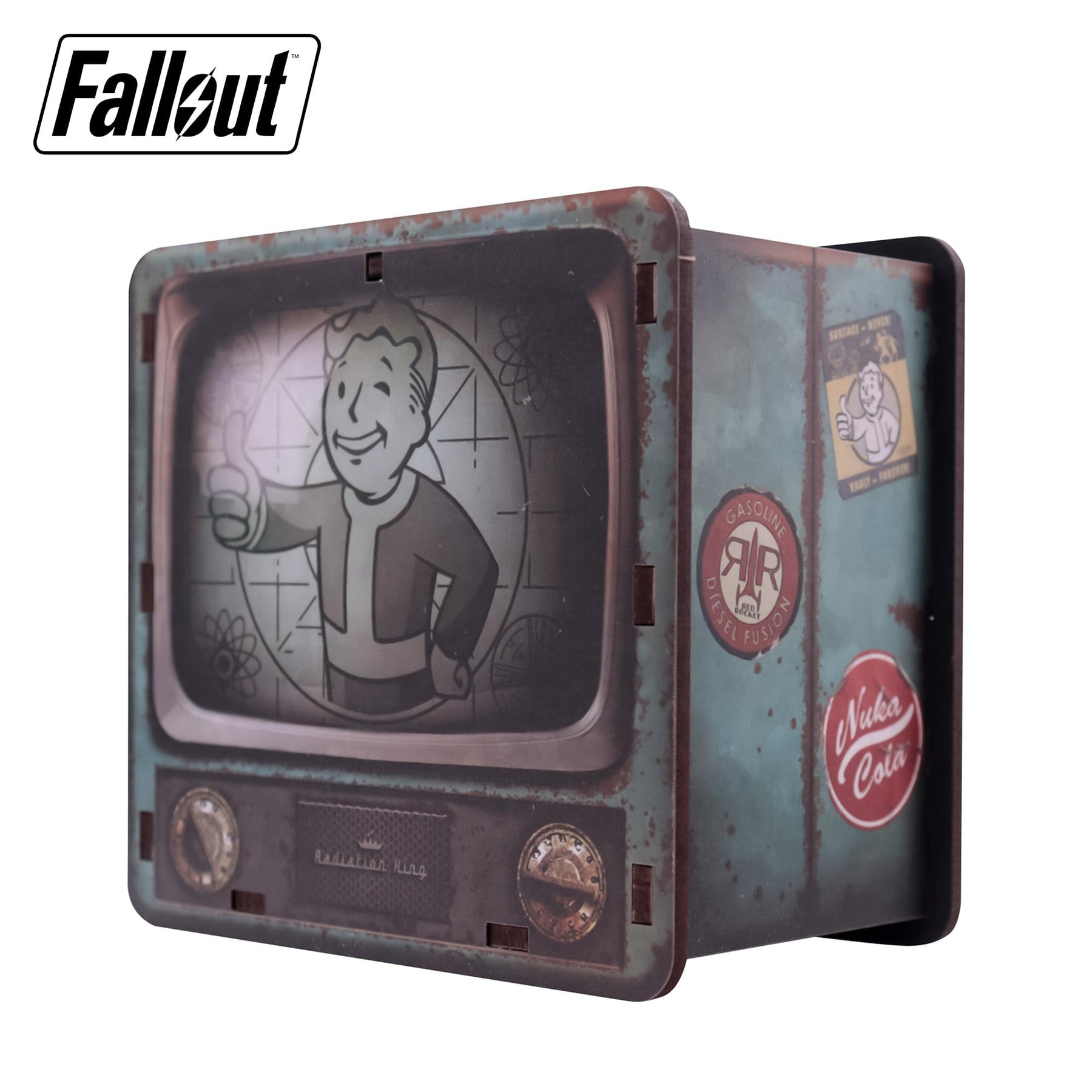 Fallout Vault-Tec MDF Desk Organizer | 4 x 4.5 x 2.5 Inches