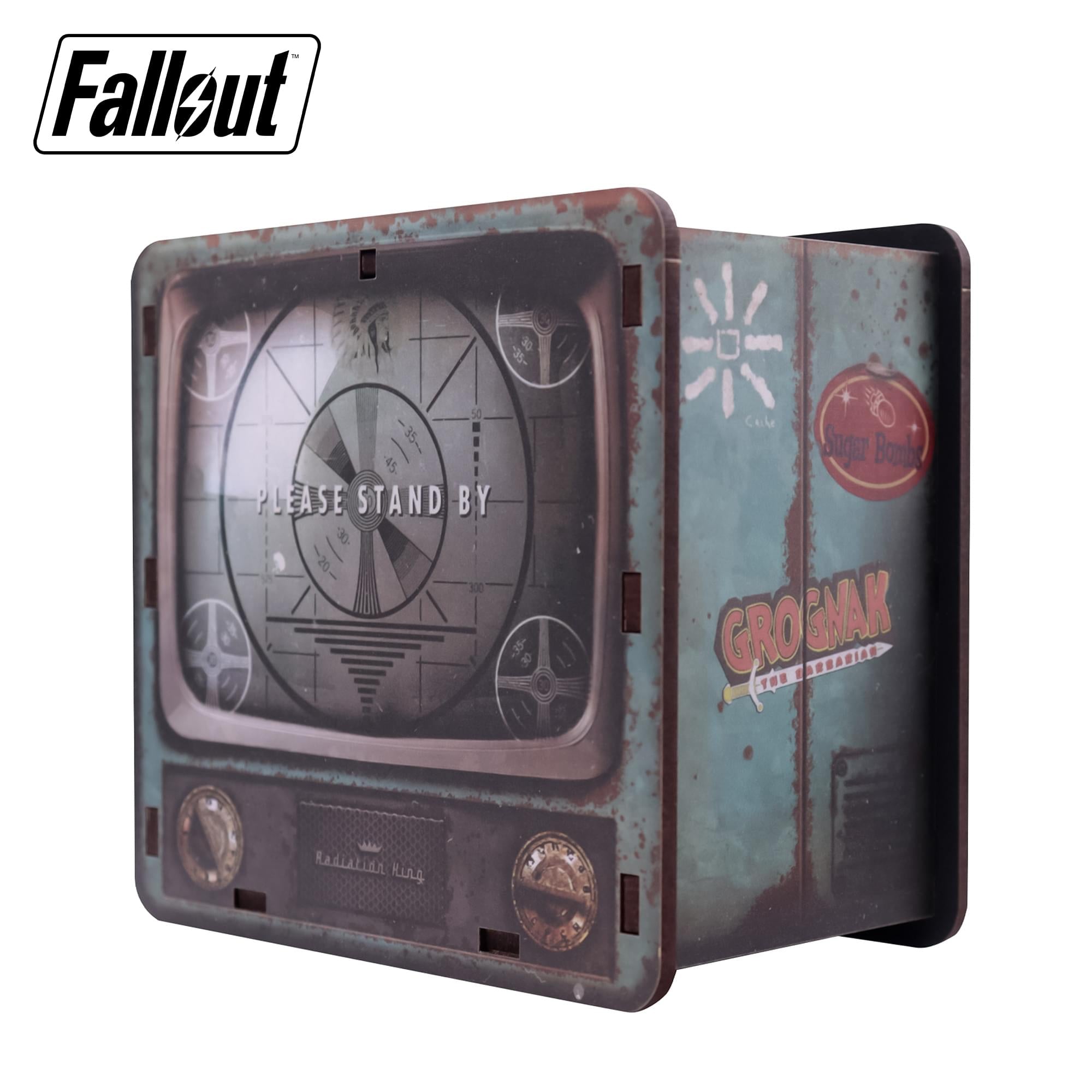 Fallout Vault-Tec MDF Desk Organizer | 4 x 4.5 x 2.5 Inches