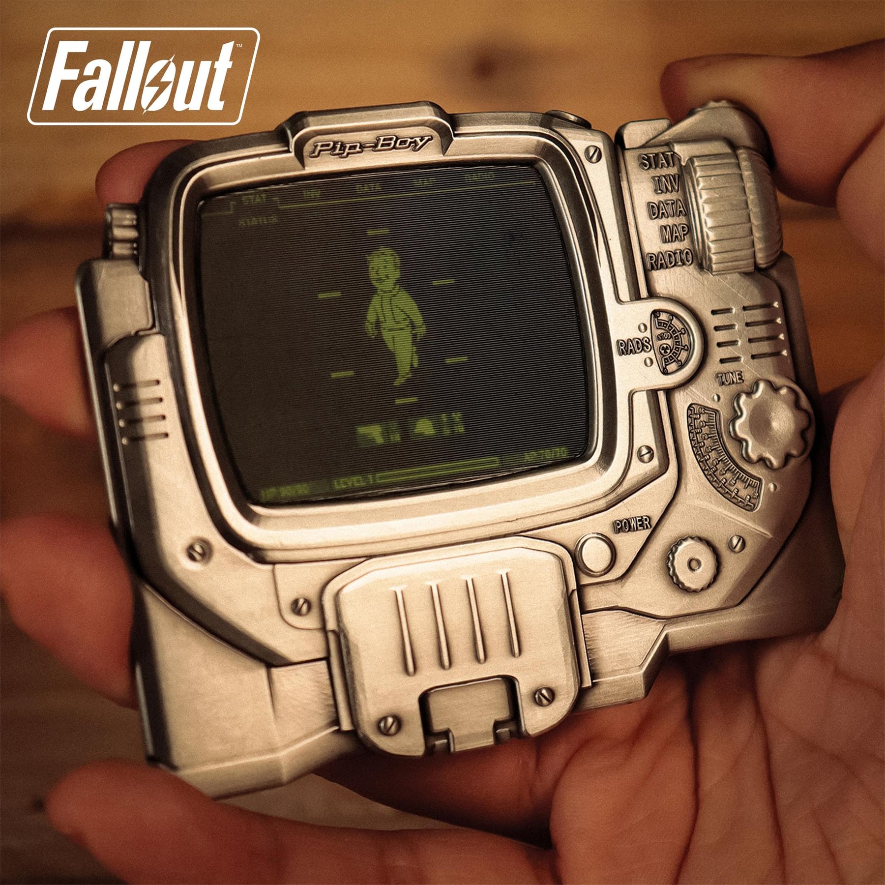 Fallout Pip-Boy Health Limited Edition Embossed Lenticular Metal Ingot