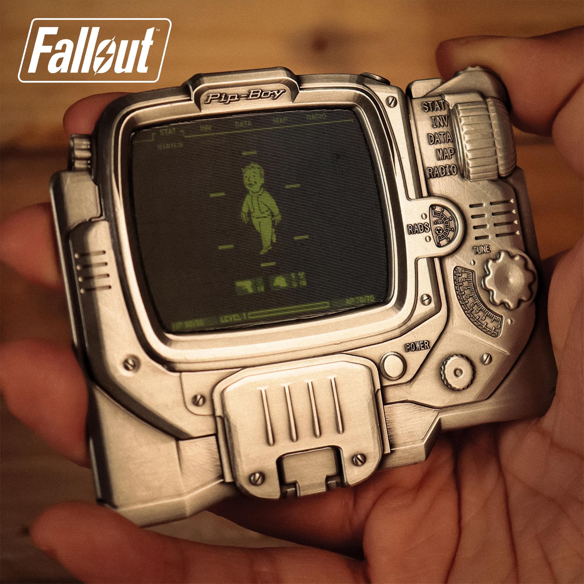 Fallout Pip-Boy Health Limited Edition Embossed Lenticular Metal Ingot