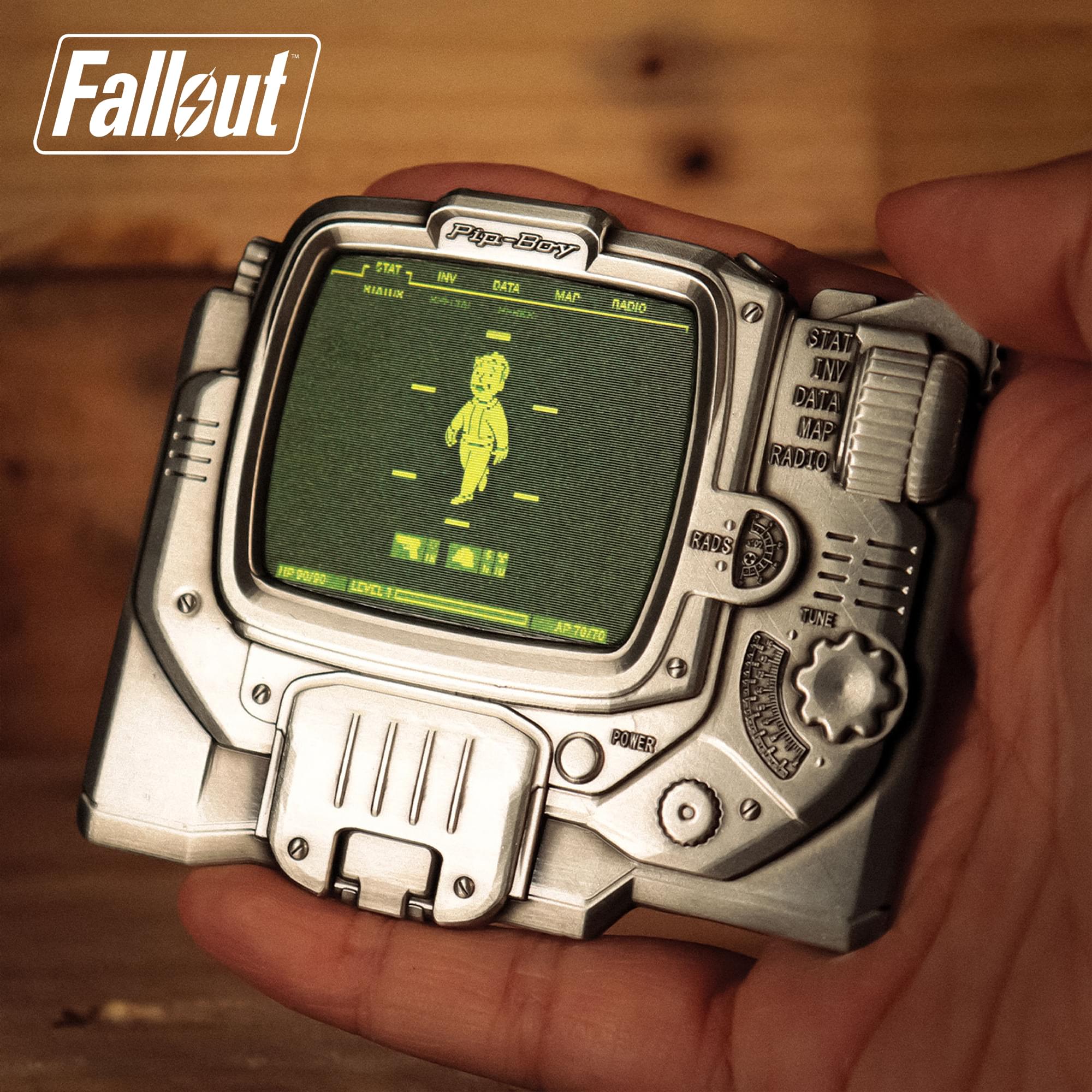 Fallout Pip-Boy Health Limited Edition Embossed Lenticular Metal Ingot
