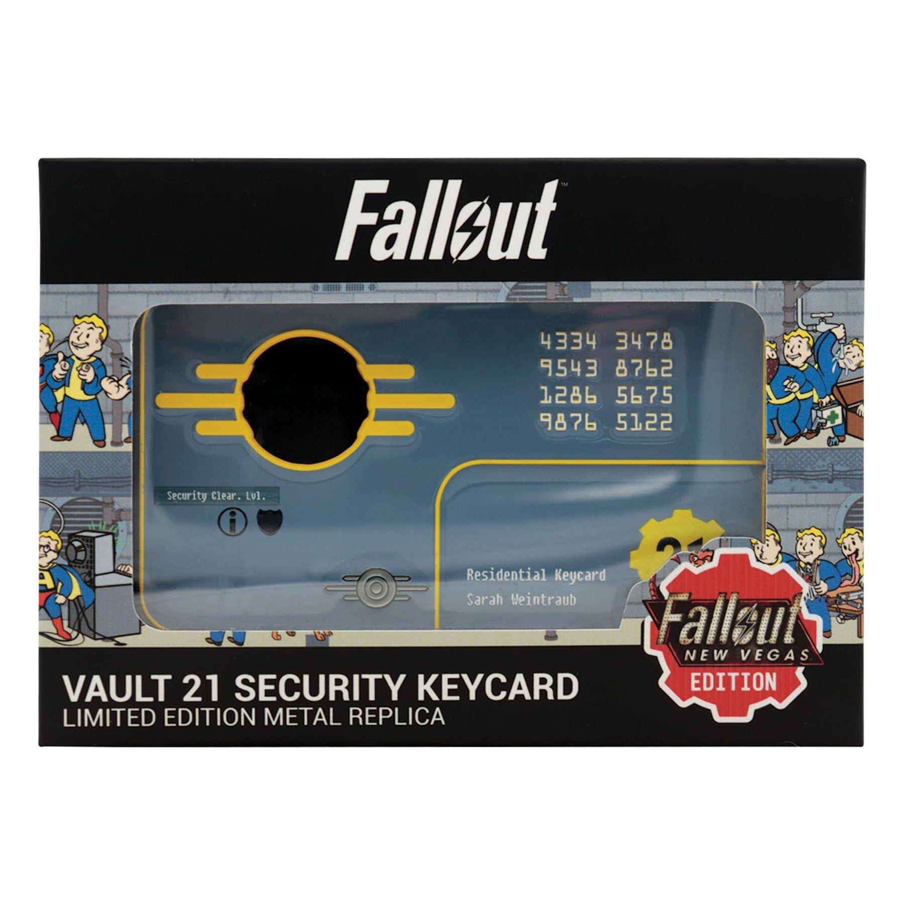 Fallout: New Vegas Vault 21 Security Keycard Limited Edition Replica