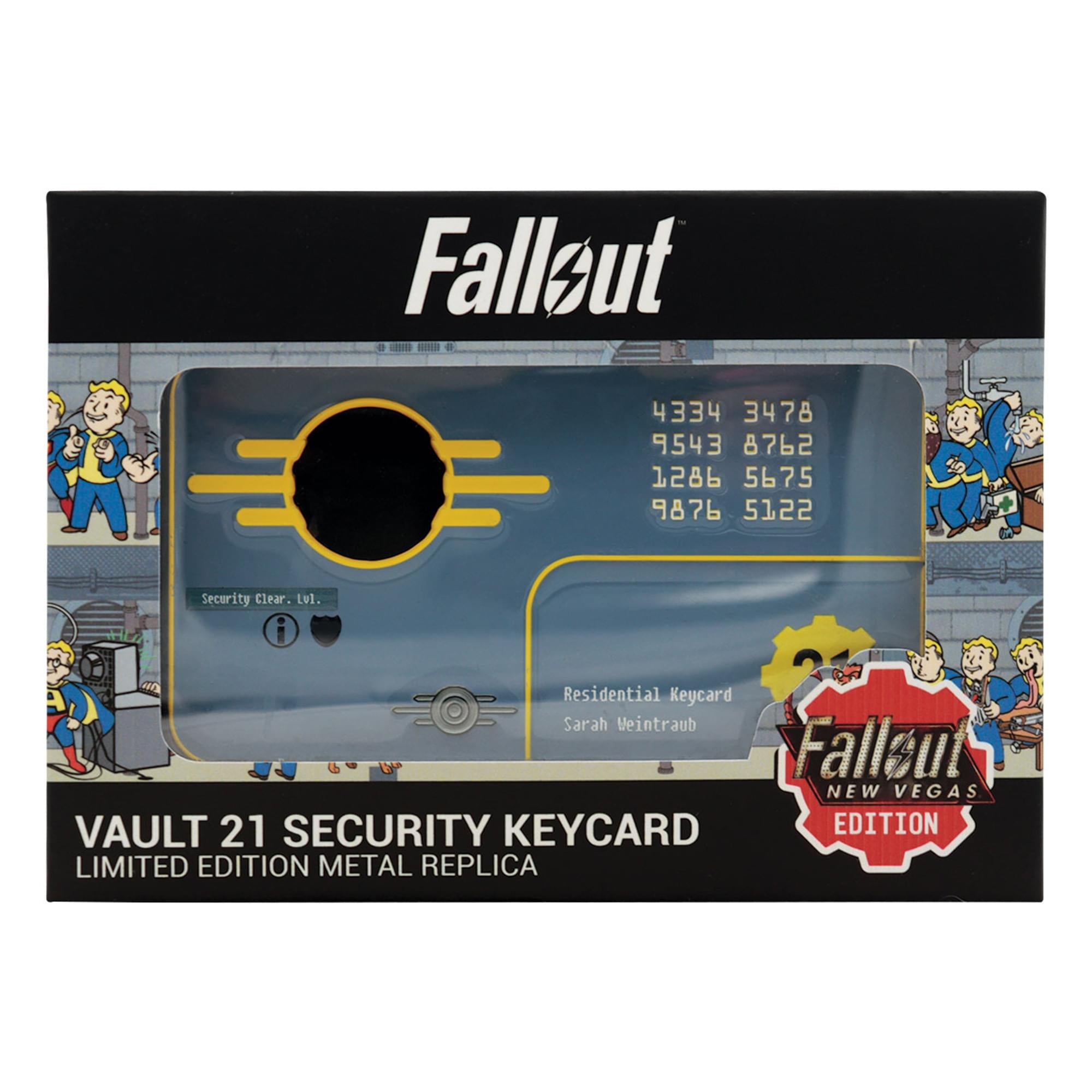 Fallout: New Vegas Vault 21 Security Keycard Limited Edition Replica