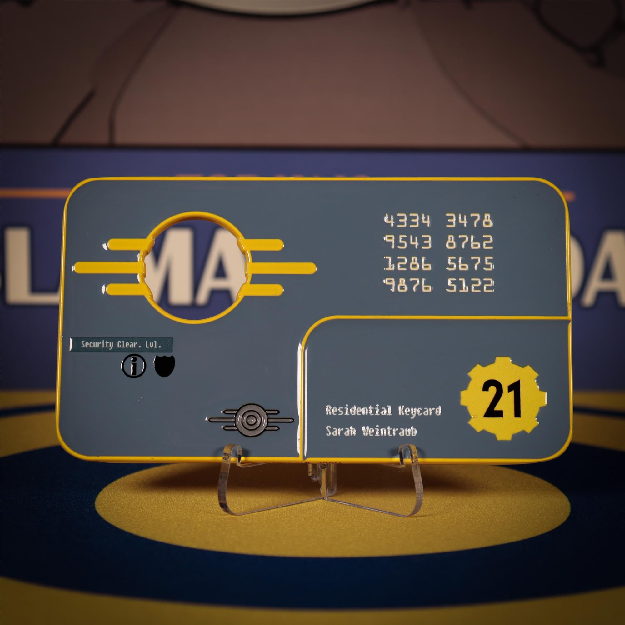Fallout: New Vegas Vault 21 Security Keycard Limited Edition Replica