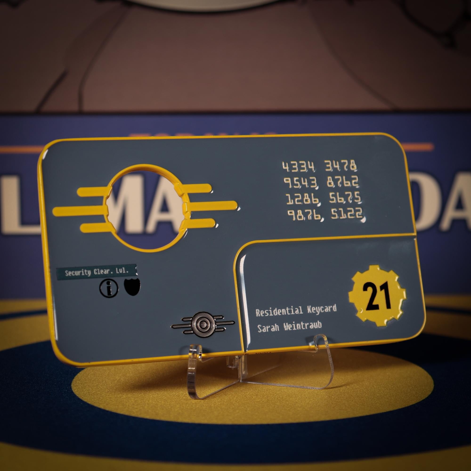 Fallout: New Vegas Vault 21 Security Keycard Limited Edition Replica
