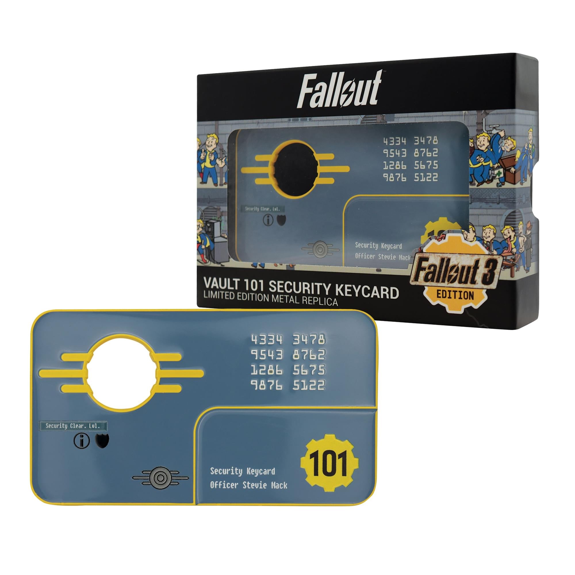 Fallout 3 Vault 101 Security Keycard Limited Edition Replica