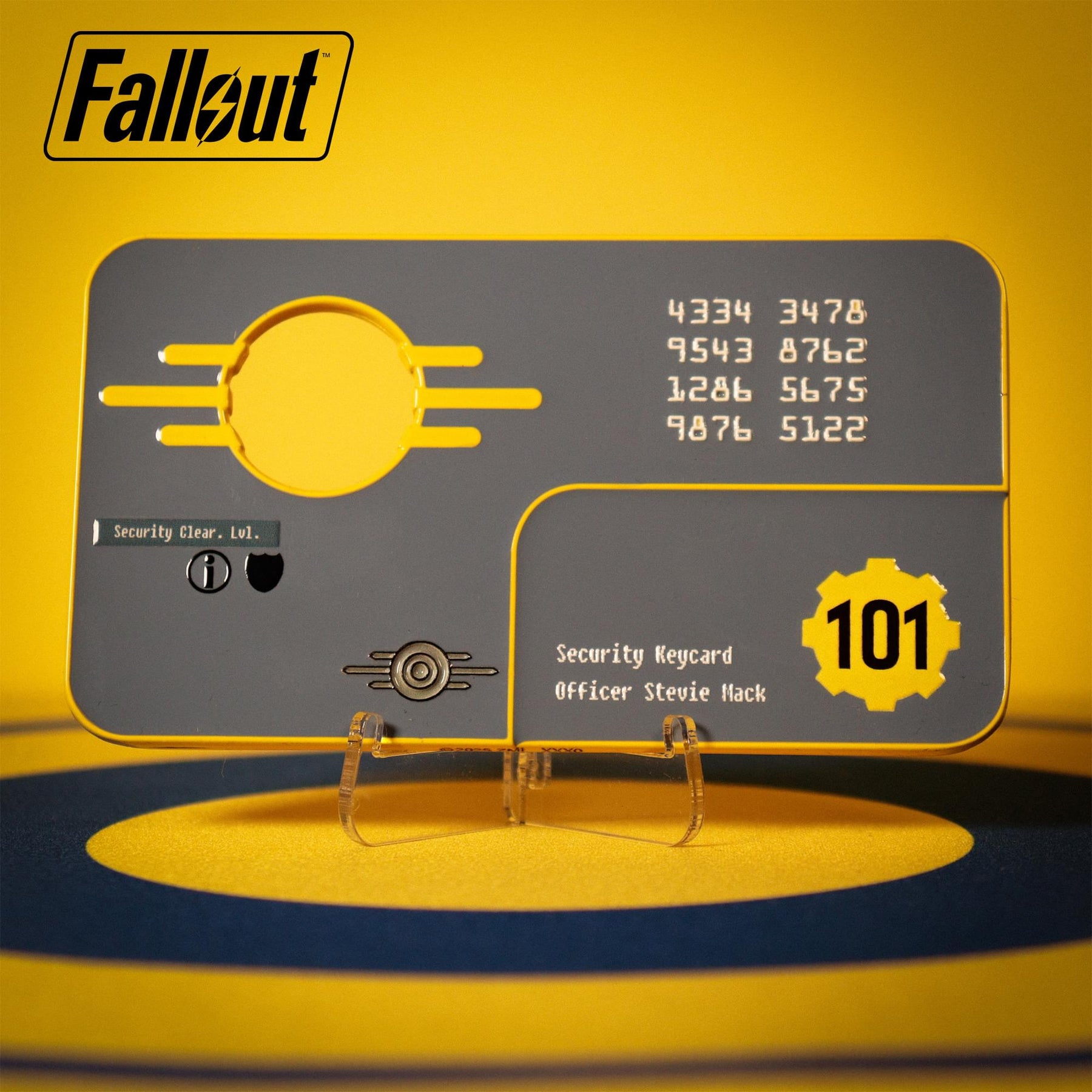 Fallout 3 Vault 101 Security Keycard Limited Edition Replica