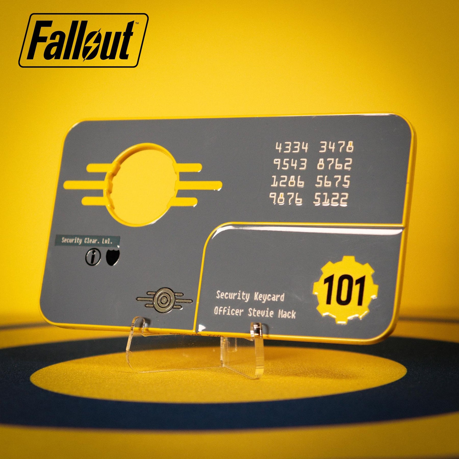 Fallout 3 Vault 101 Security Keycard Limited Edition Replica