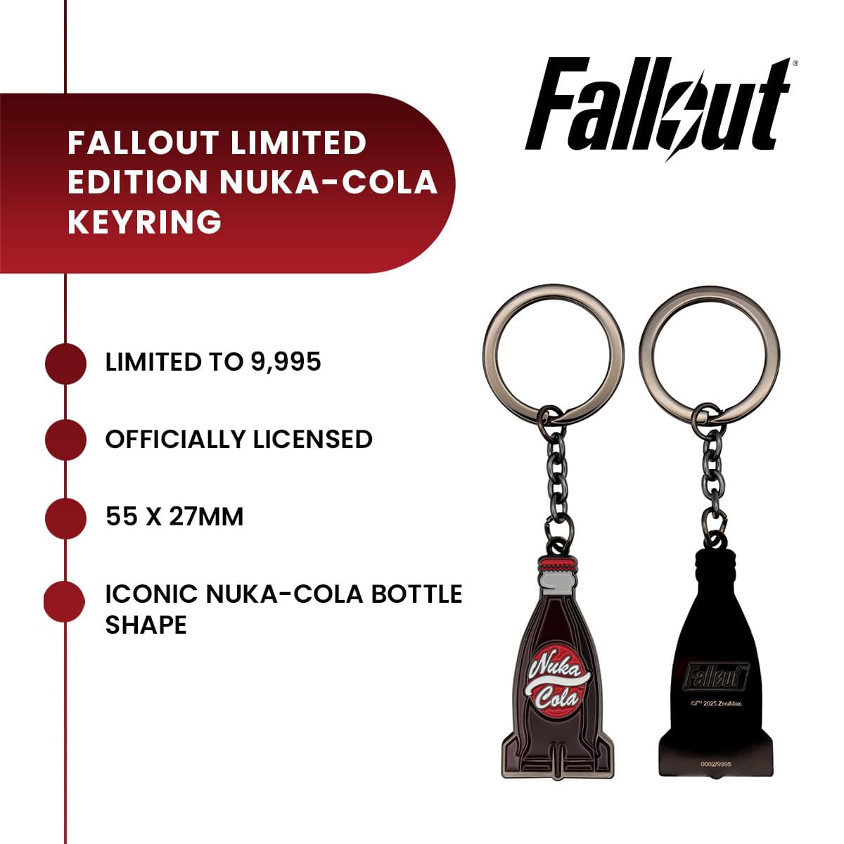Fallout Limited Edition Nuka-Cola Keyring