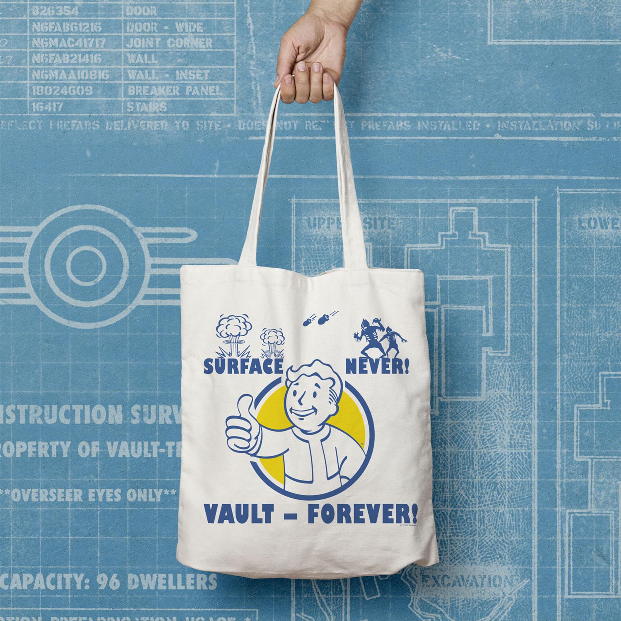 Fallout 16 Inch Vault Boy Tote Bag
