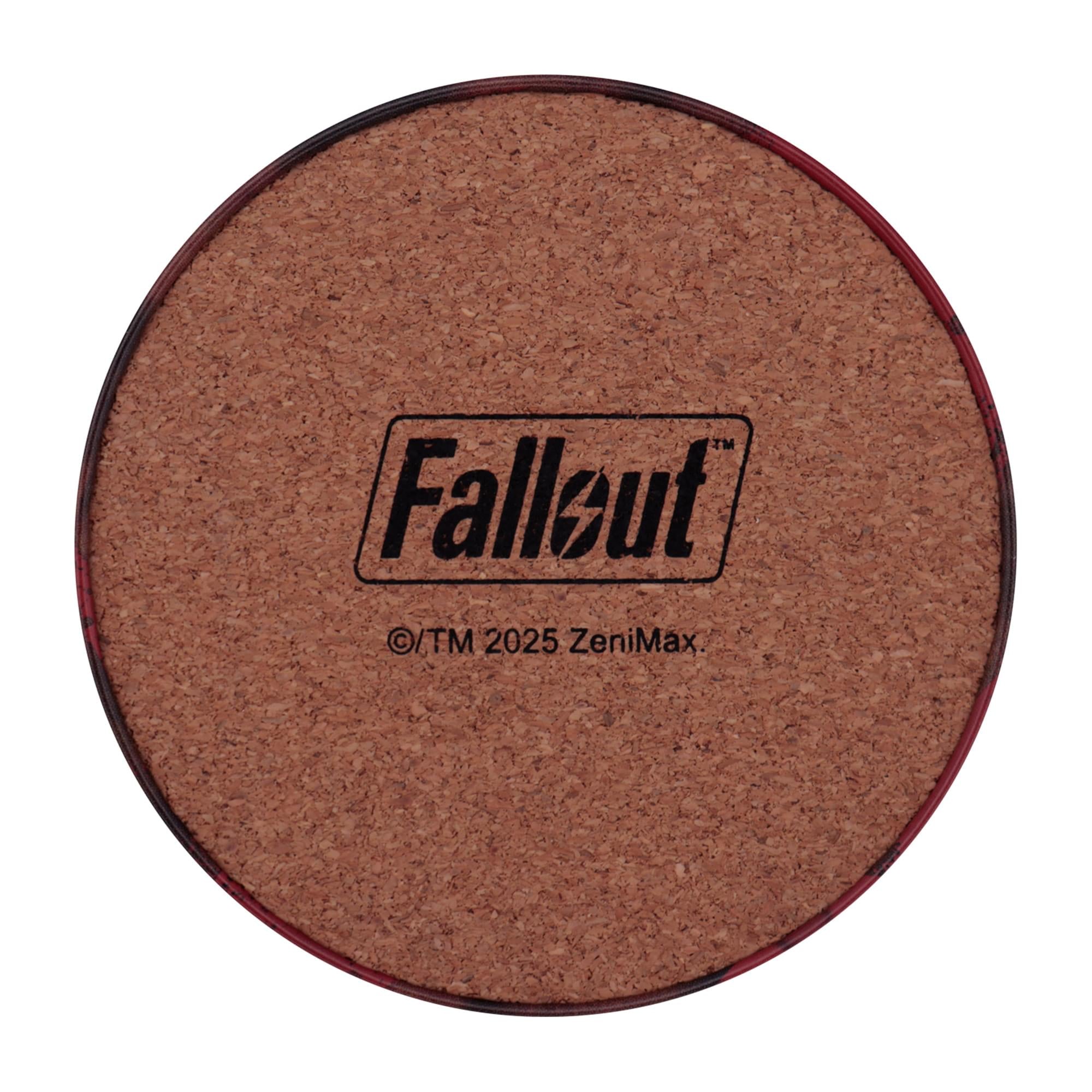 Fallout Set of Four Metal Drinks Coasters