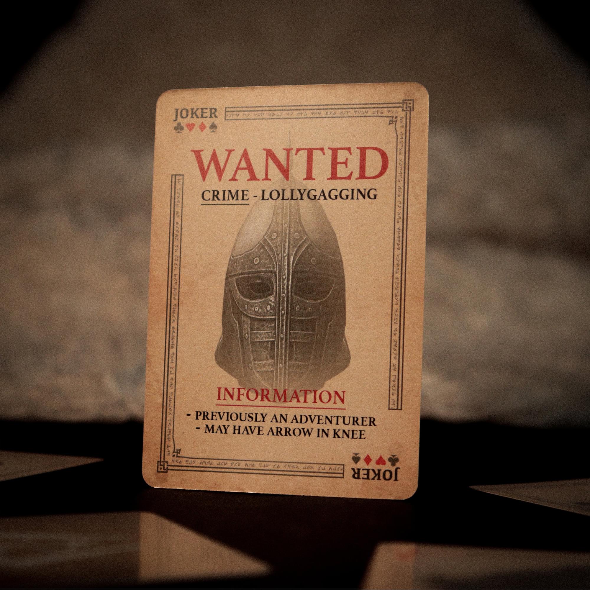 The Elder Scrolls V: Skyrim Playing Cards | 52-Card Deck Plus 2 Jokers