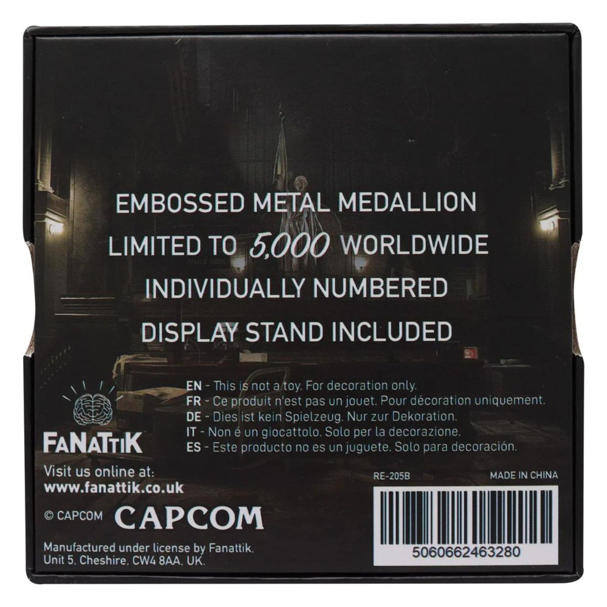 Resident Evil 2 Limited Edition Replica Maiden Medallion