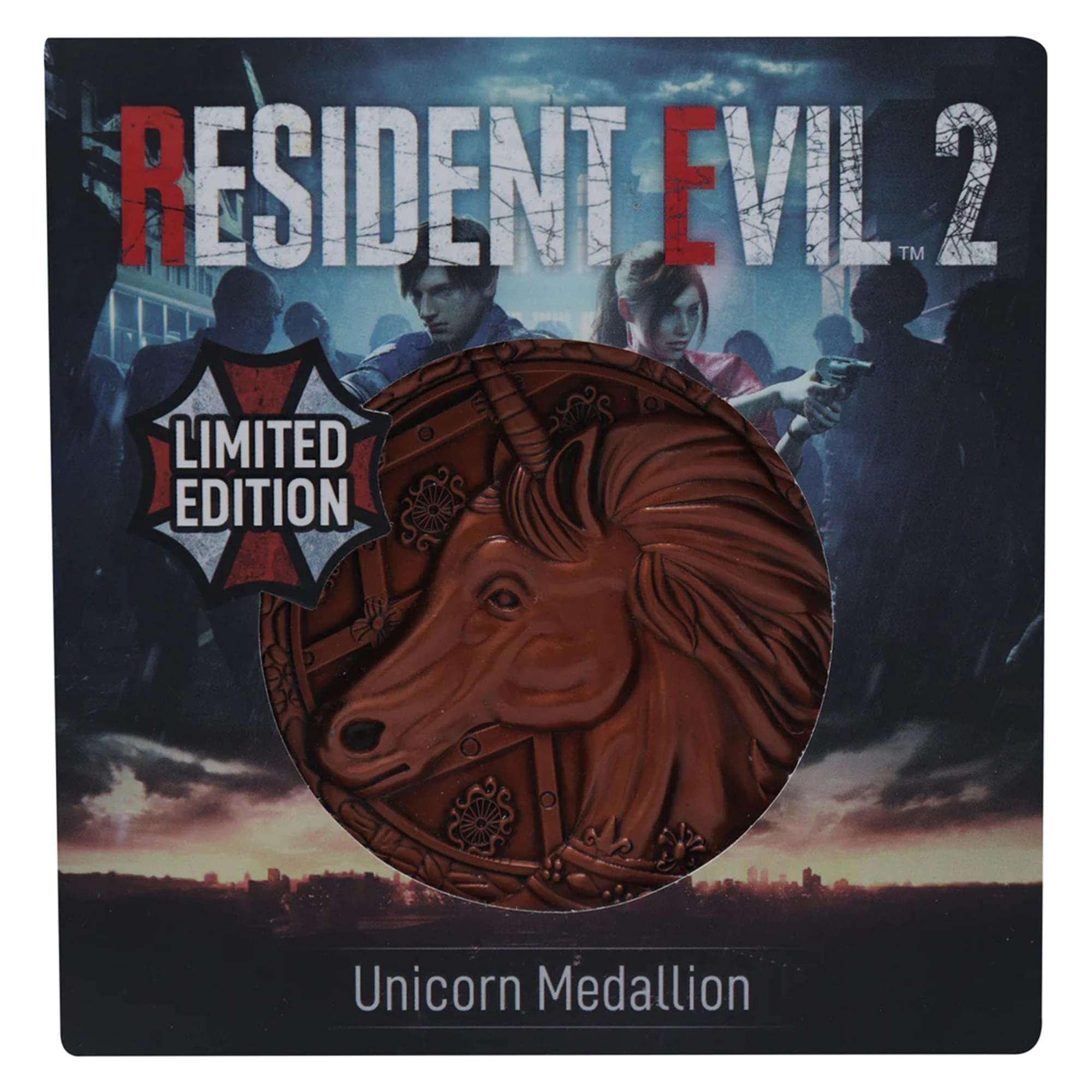 Resident Evil 2 Limited Edition Replica Unicorn Medallion