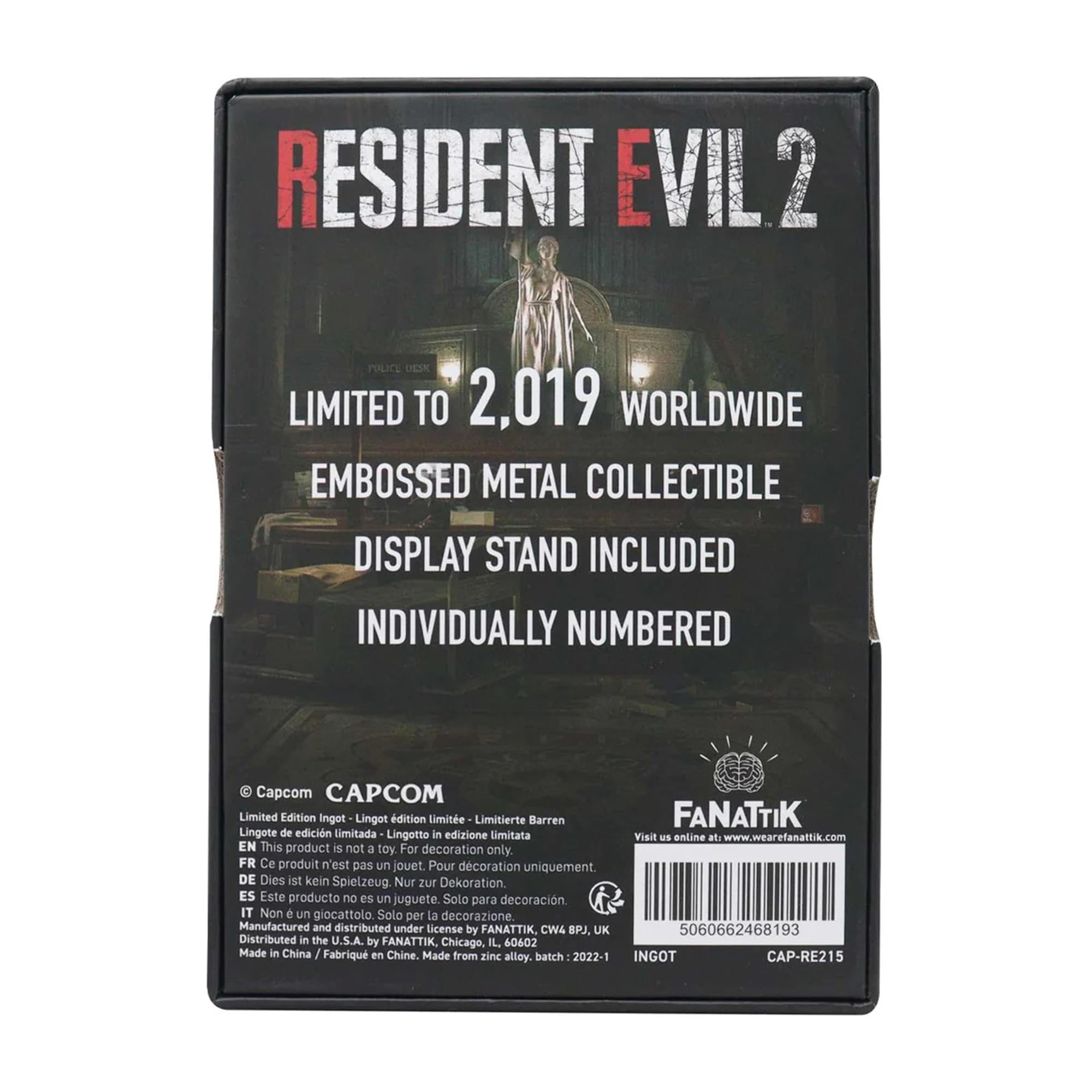 Resident Evil 2 Limited Edition Claire Redfield Ingot
