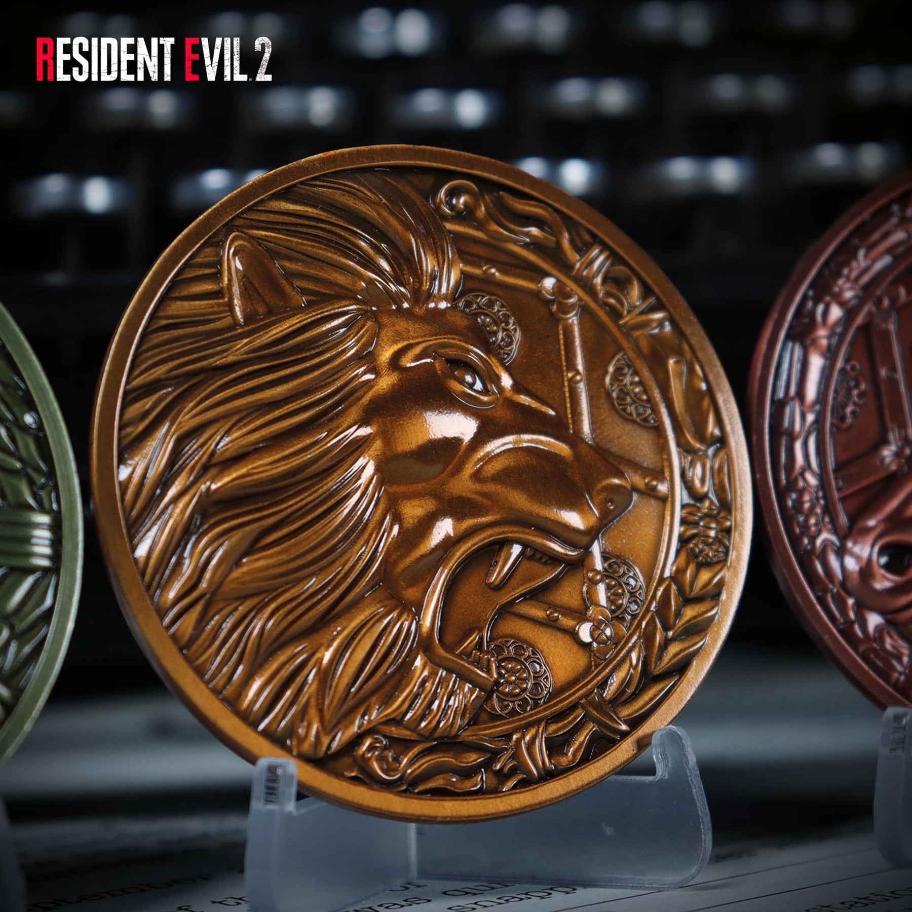 Resident Evil 2 Limited Edition 3-Piece Medallion Replica Set | U.S. Variant