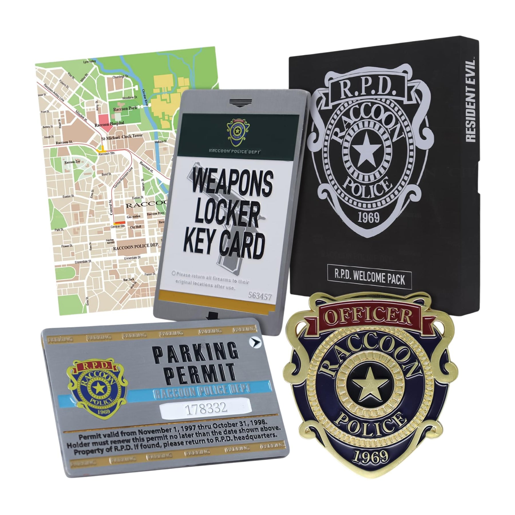 Resident Evil 2 R.P.D. Limited Edition Metal "Welcome Pack" Replica | U.S. Variant