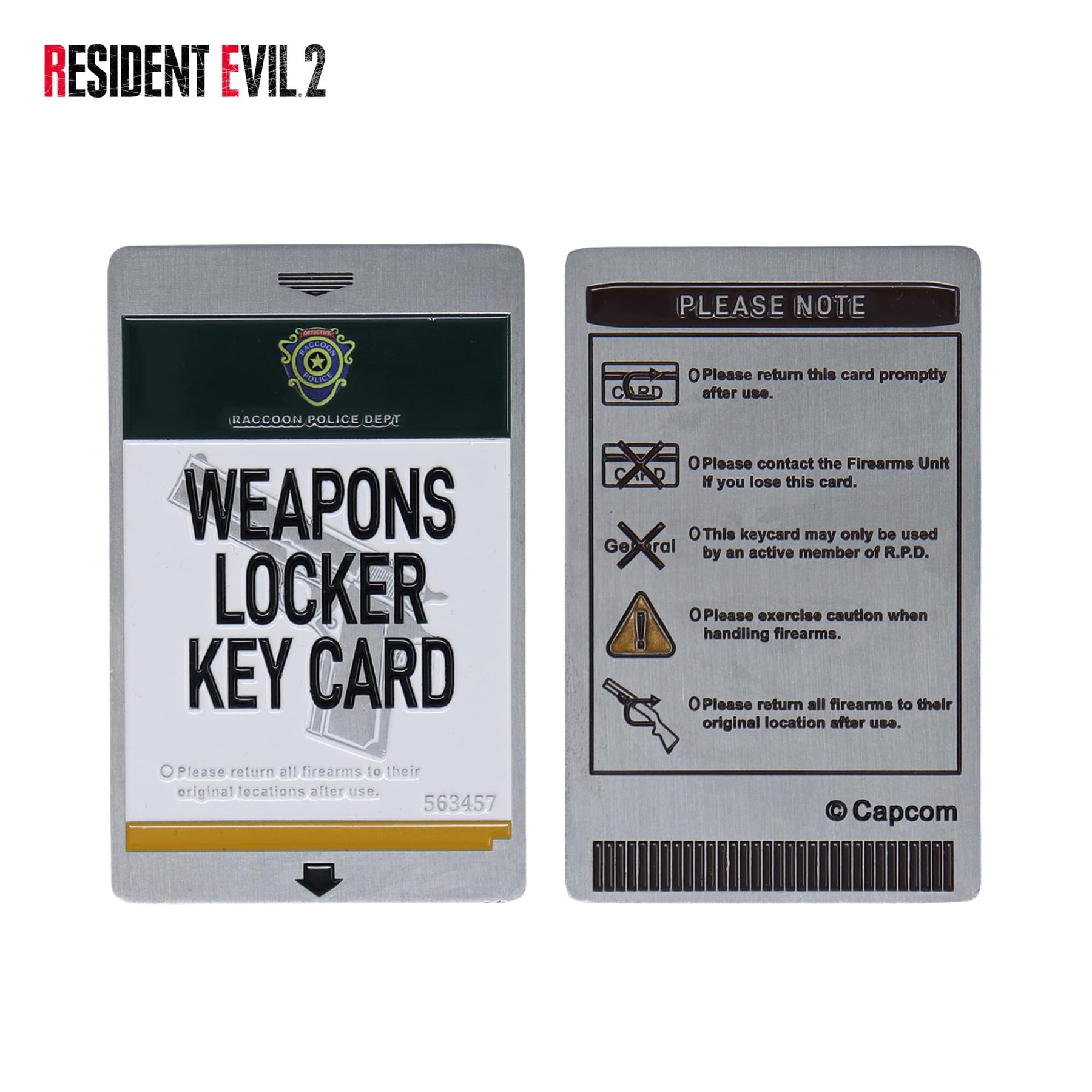 Resident Evil 2 R.P.D. Limited Edition Metal "Welcome Pack" Replica | U.S. Variant
