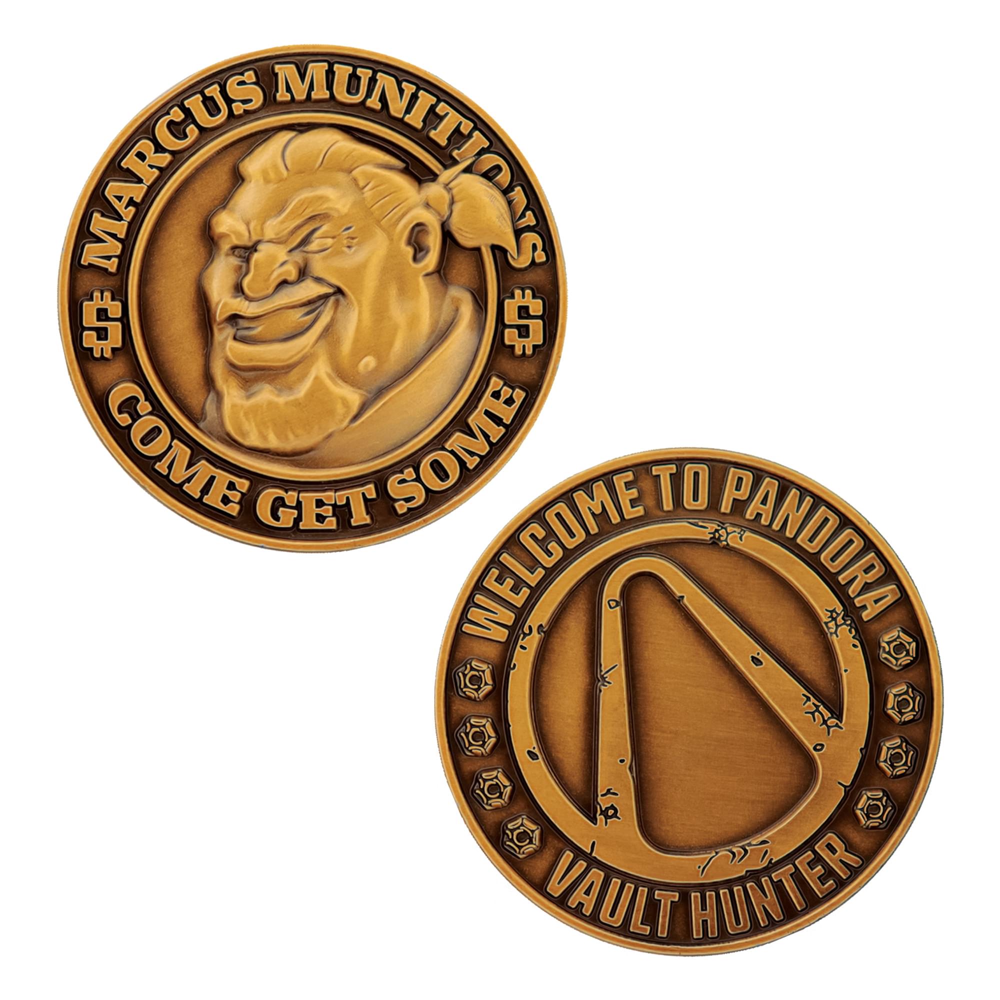 Borderlands Marcus Munitions Limited Edition Embossed Collectible Coin