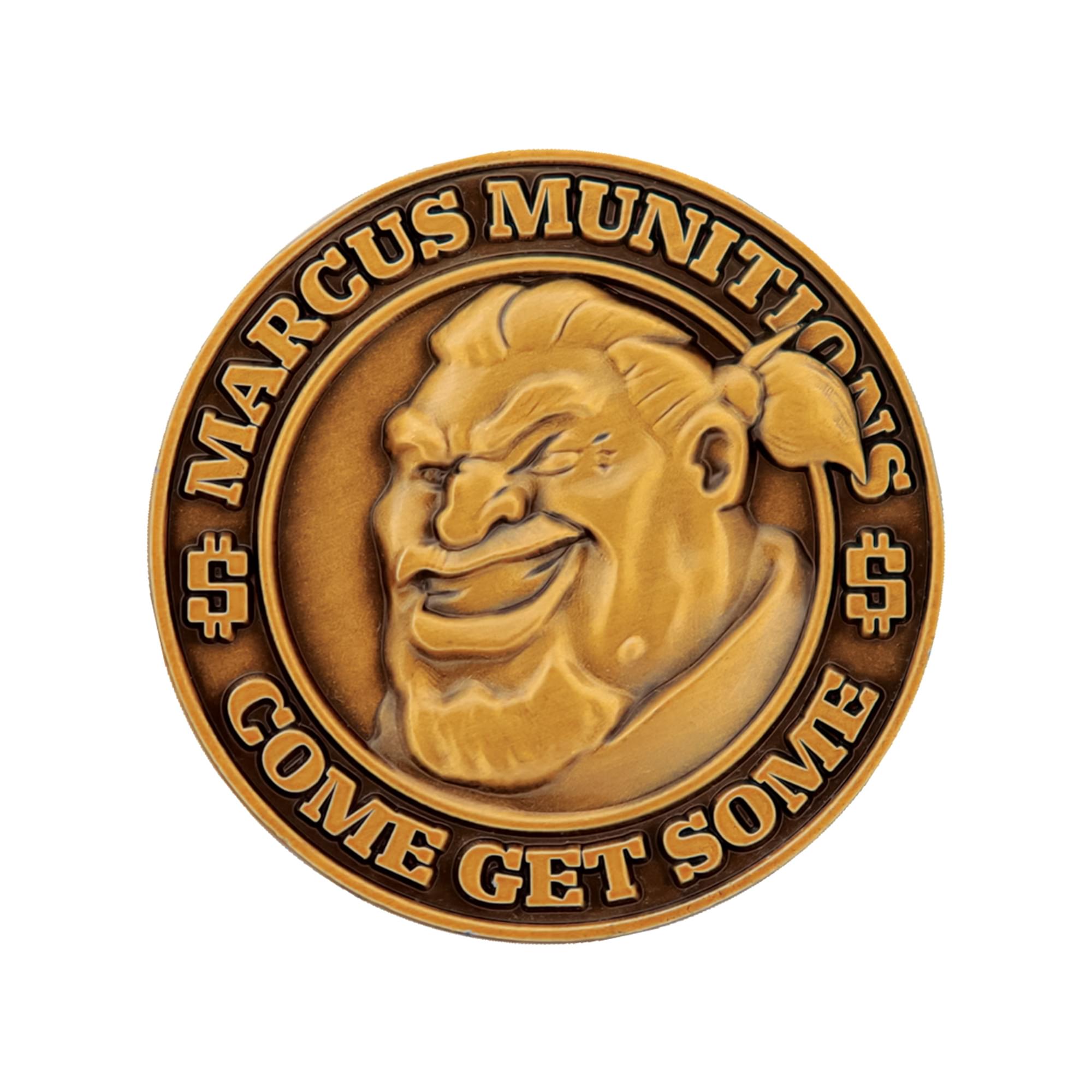 Borderlands Marcus Munitions Limited Edition Embossed Collectible Coin