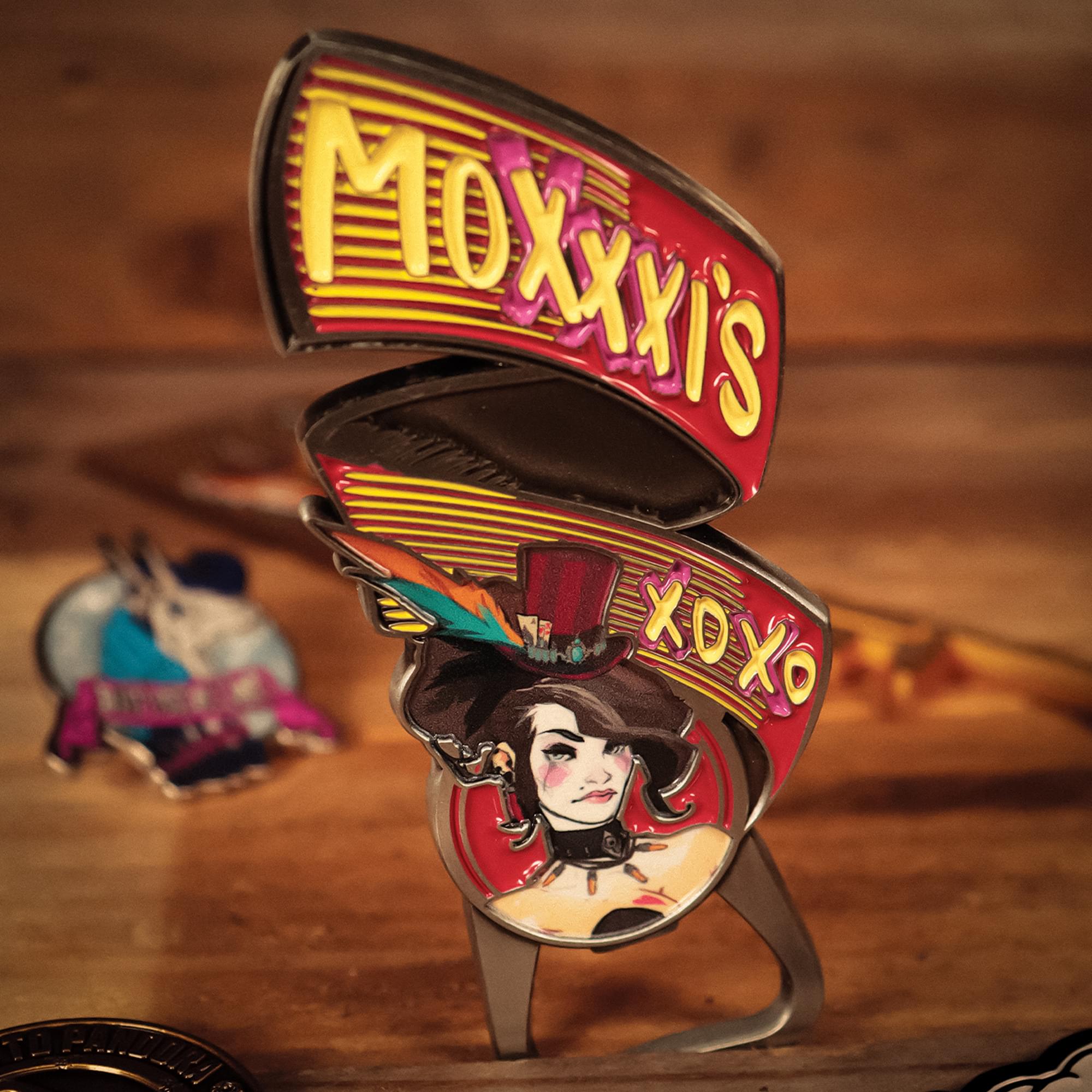 Borderlands Mad Moxxi Magnetic Enamel Metal Bottle Opener