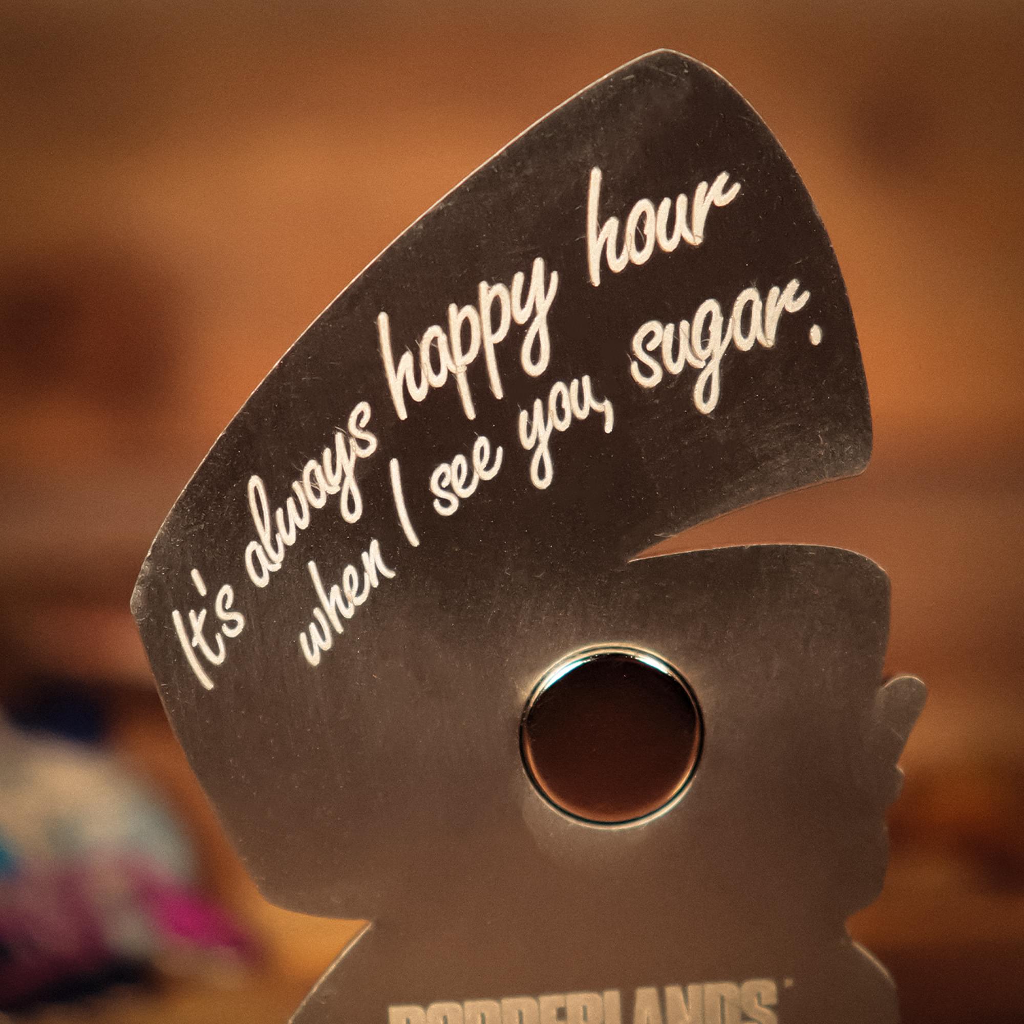 Borderlands Mad Moxxi Magnetic Enamel Metal Bottle Opener