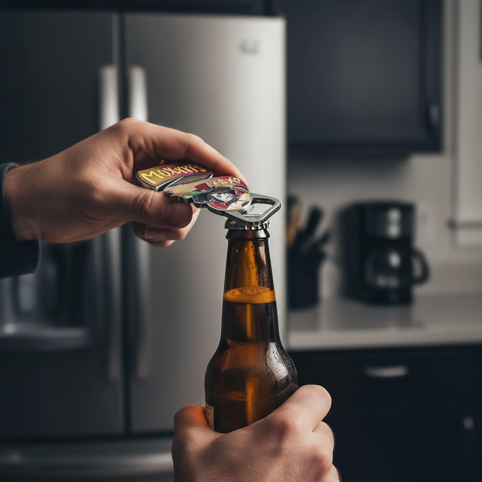 Borderlands Mad Moxxi Magnetic Enamel Metal Bottle Opener